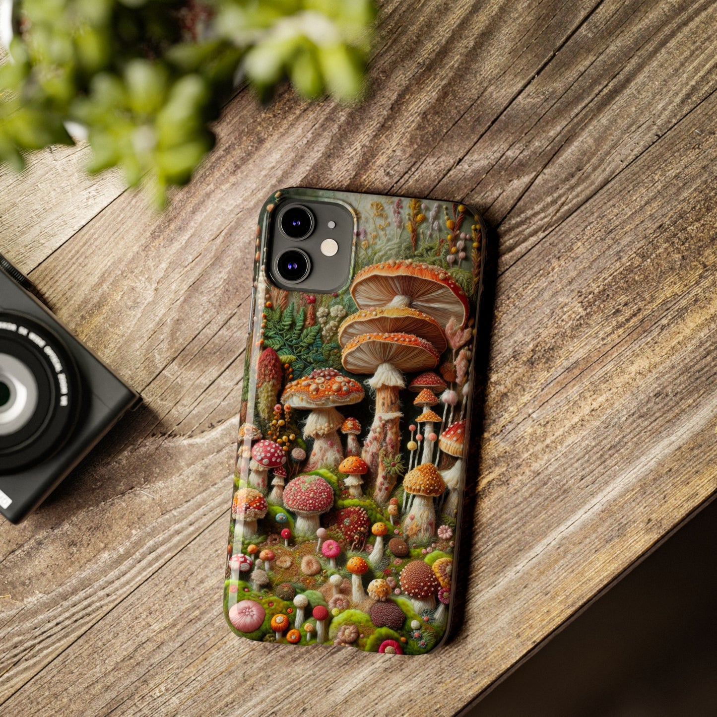Whimsical Mushroom Slim Phone Cases - Fun, Nature-Inspired, Unique Accessories for Adorable Gift Ideas, Cute Phone Protection, [...]