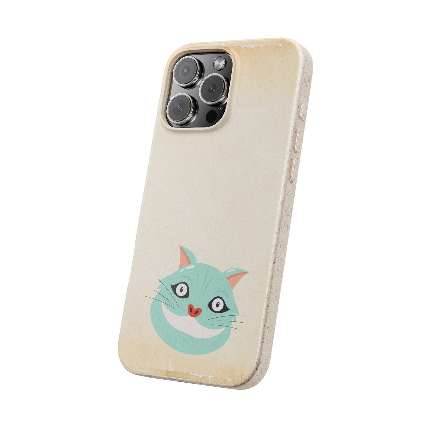 Alice in Wonderland Biodegradable Phone Case, Cheshire Cat Phone Cover, Compatible with Galaxy and iPhone 17, 16, 15, 14, 13