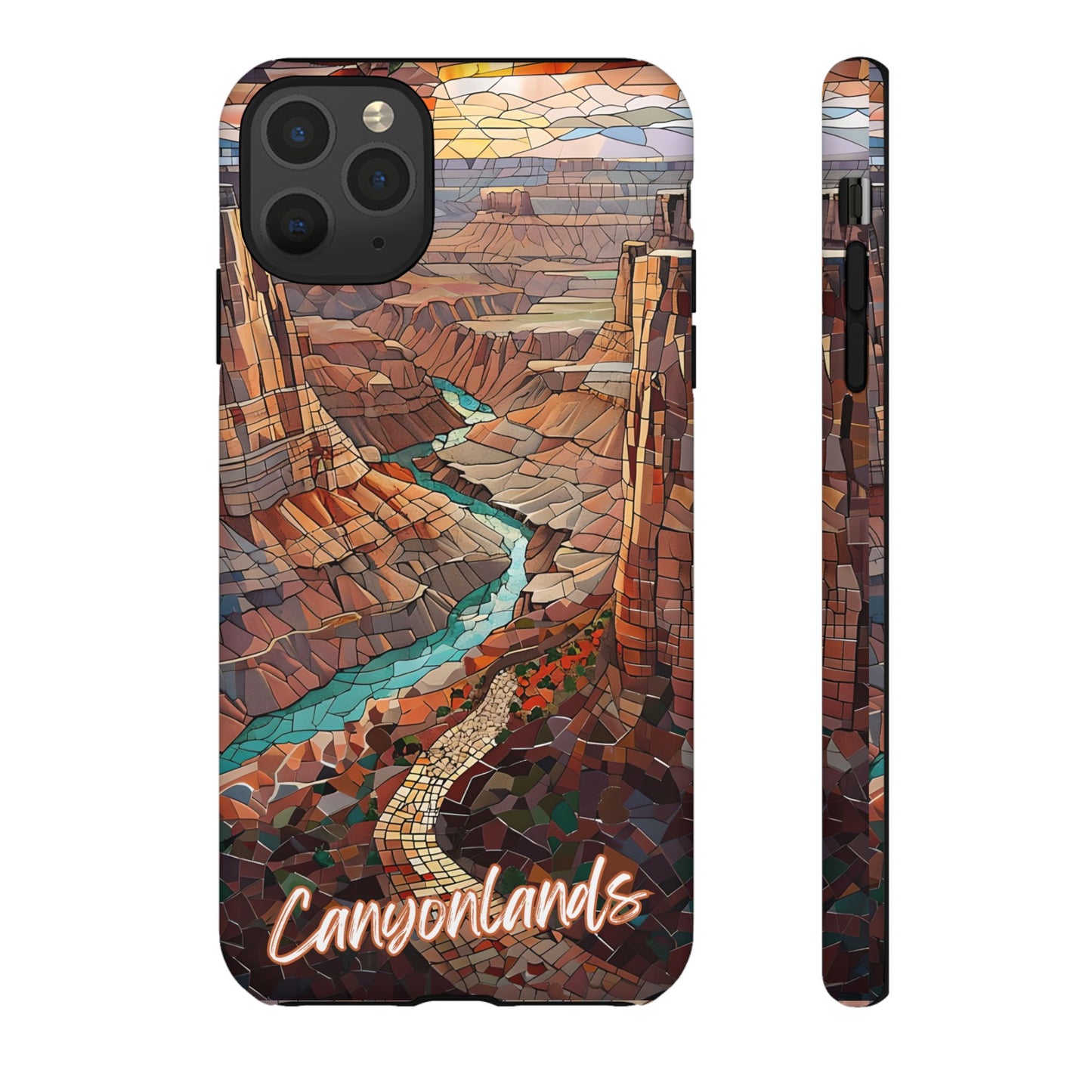 Canyonlands Mosaic Tough Phone Case - Red Rock Desert Vibes, National Park Aesthetic, Compatible with iPhone, Galaxy, and Google Phones