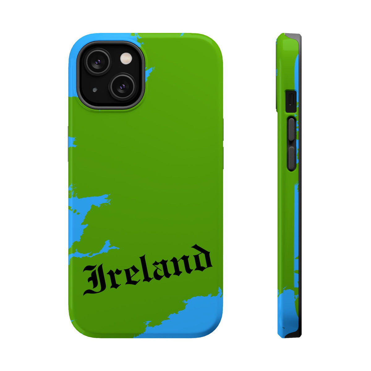 Ireland Map Magnetic Phone Case, Country Map Phone Cover Compatible with iPhone 17, 16, 15, 14, 13