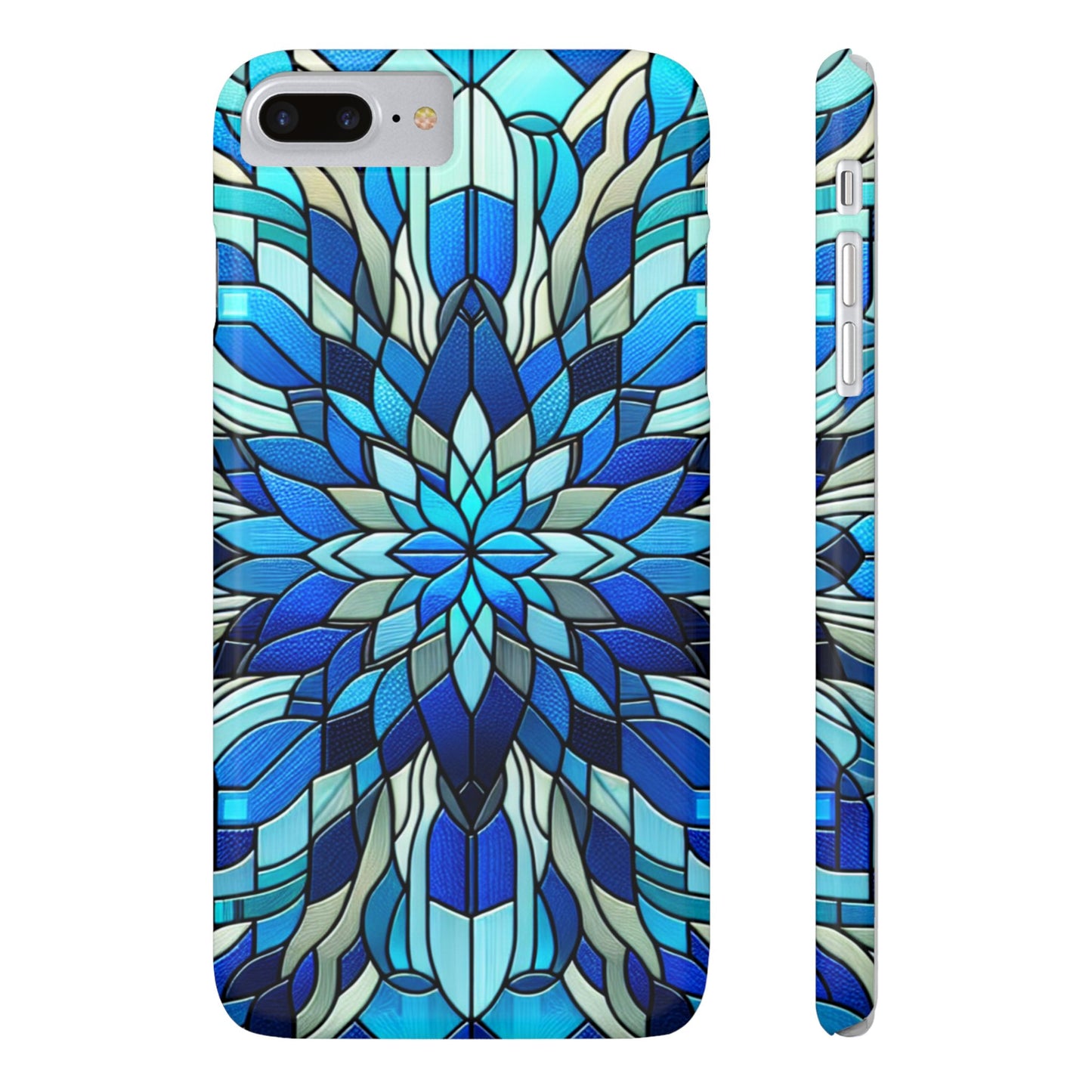 Vibrant Stained Glass Phone Cases - Artistic Cell Phone Cover, Unique Gift for Her, Phone Accessories, Holiday Present, Modern Decor