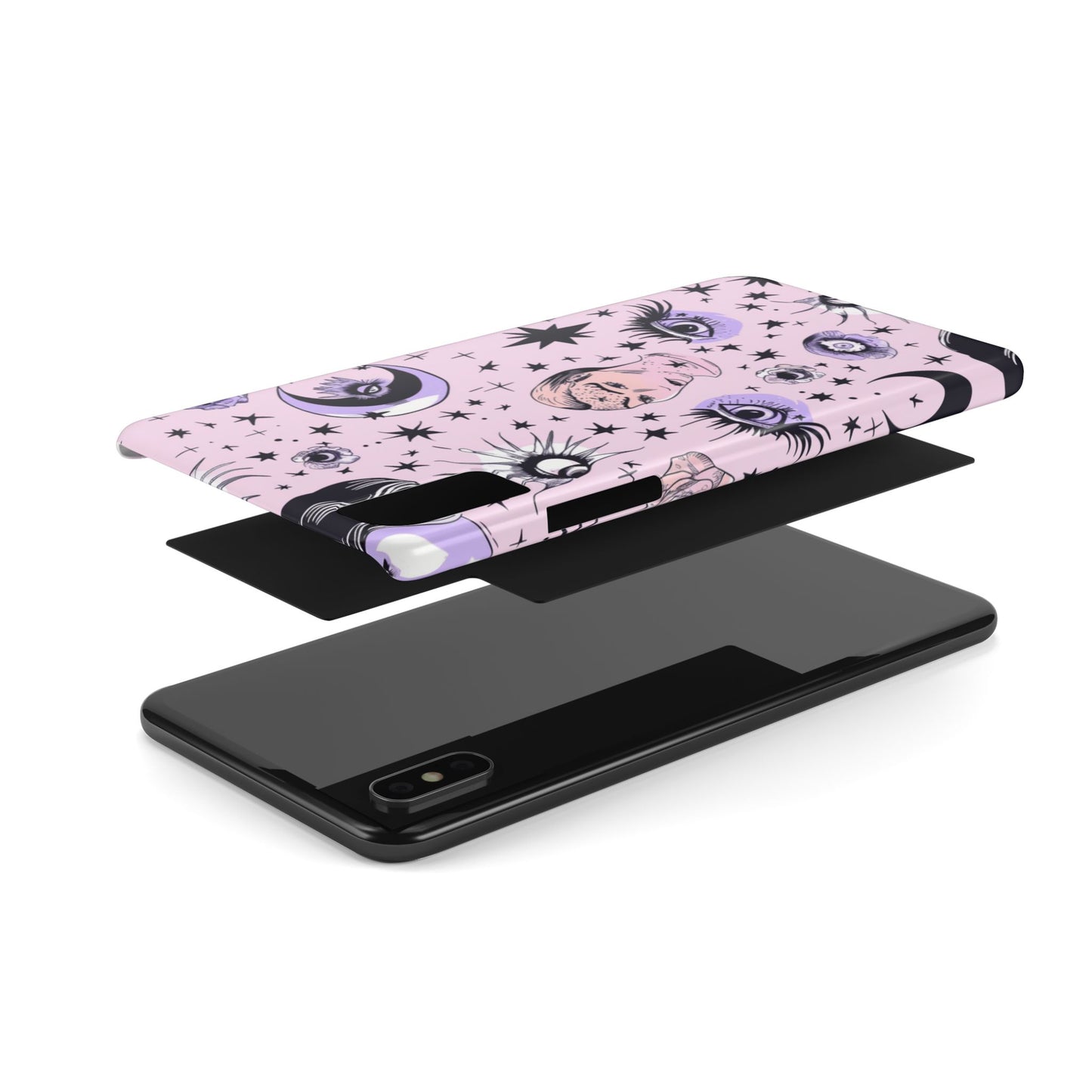 Celestial Slim Phone Cases - Stylish Cosmic Design, Personalized Phone Protectors, Astrology Gifts, Unique Phone Accessories, Moon & Stars