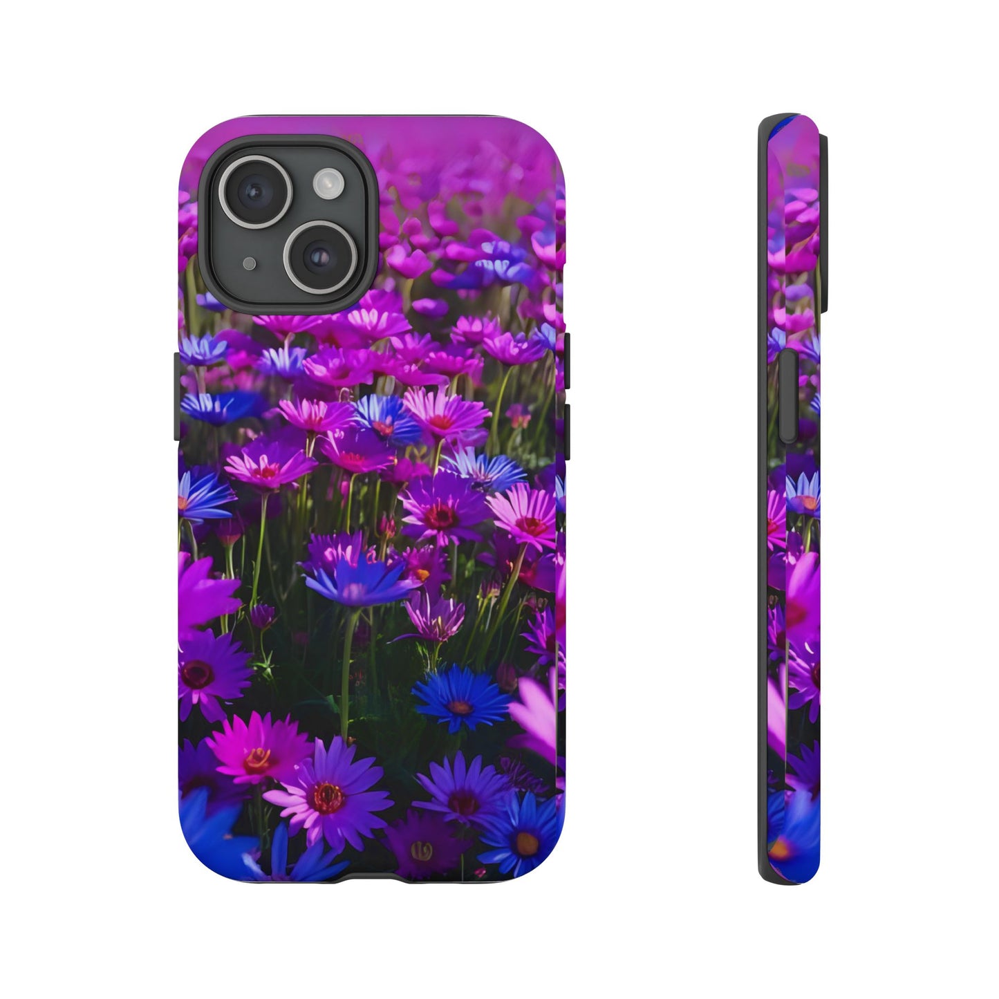 Wildflower Meadow Phone Case, Colorful Floral Garden Aesthetic, Vibrant Tough Phone Case, Compatible with iPhone, Galaxy, Google