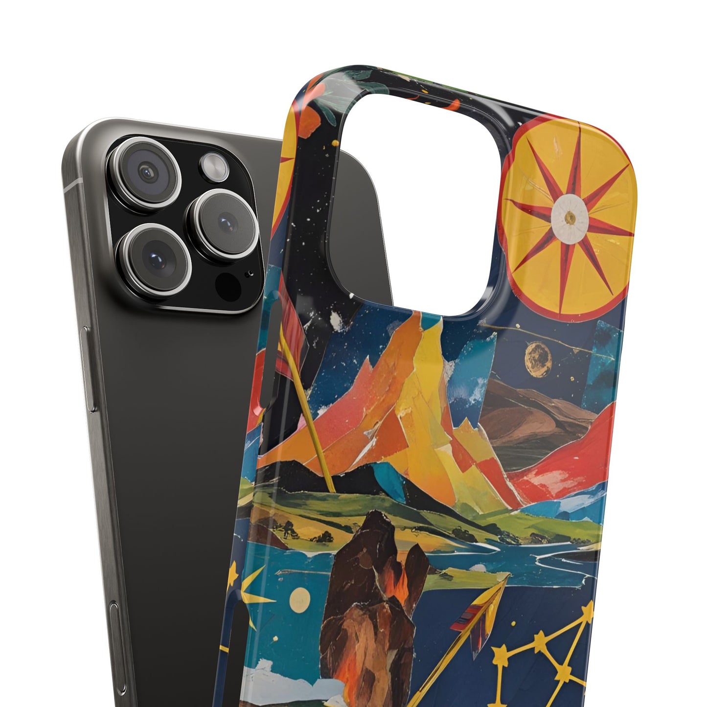 Sagittarius Zodiac Slim Phone Case, Astrology Gift for Her, Celestial Star Sign Cover, Birthday Gift, Compatible with iPhone 17, 16, 15, 14, 13, 12, 11