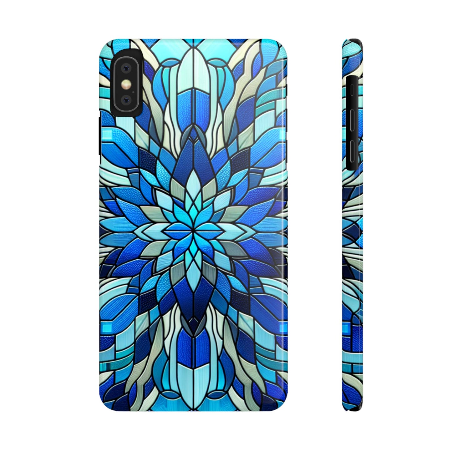 Vibrant Stained Glass Phone Cases - Artistic Cell Phone Cover, Unique Gift for Her, Phone Accessories, Holiday Present, Modern Decor