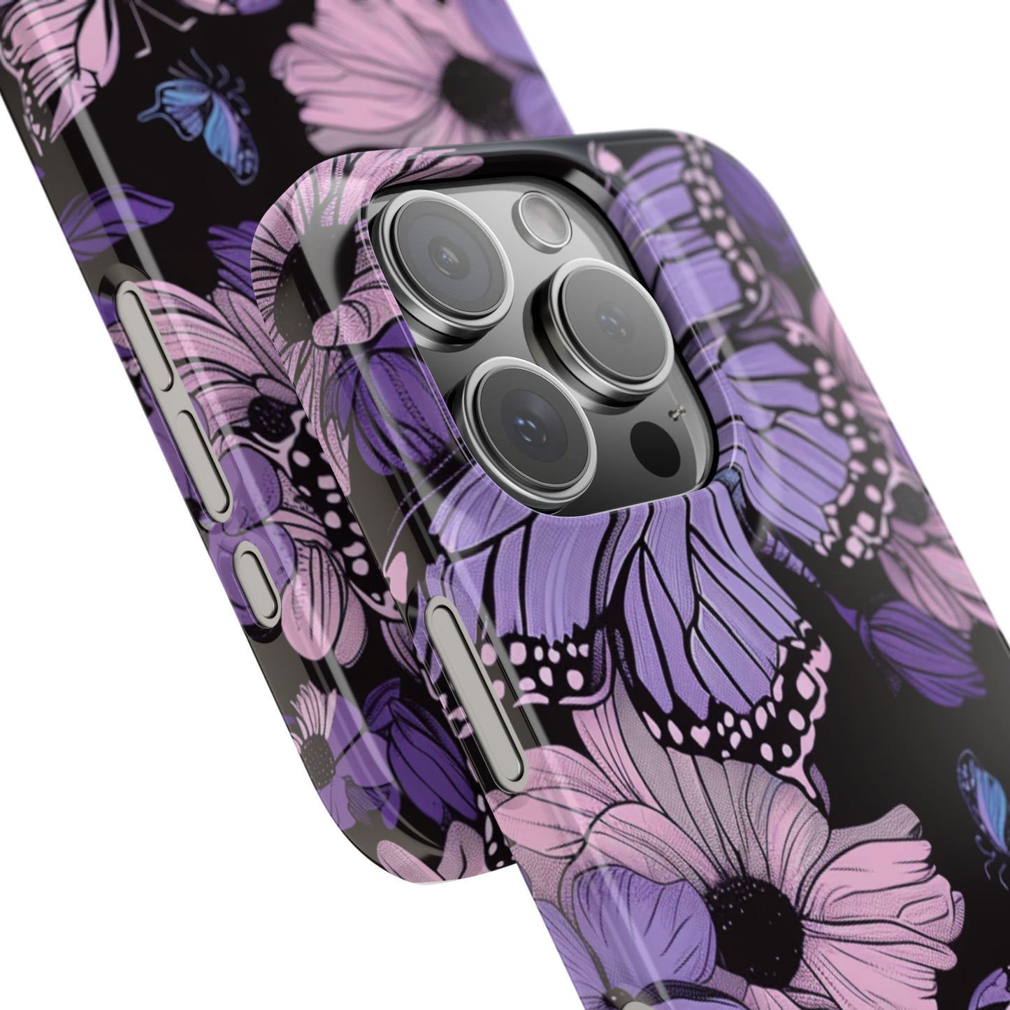 Butterfly Floral Phone Case | Slim Phone Cases for Nature Lovers, Floral Gifts, Trendy Accessories, Spring Vibes, Unique Phone Cover