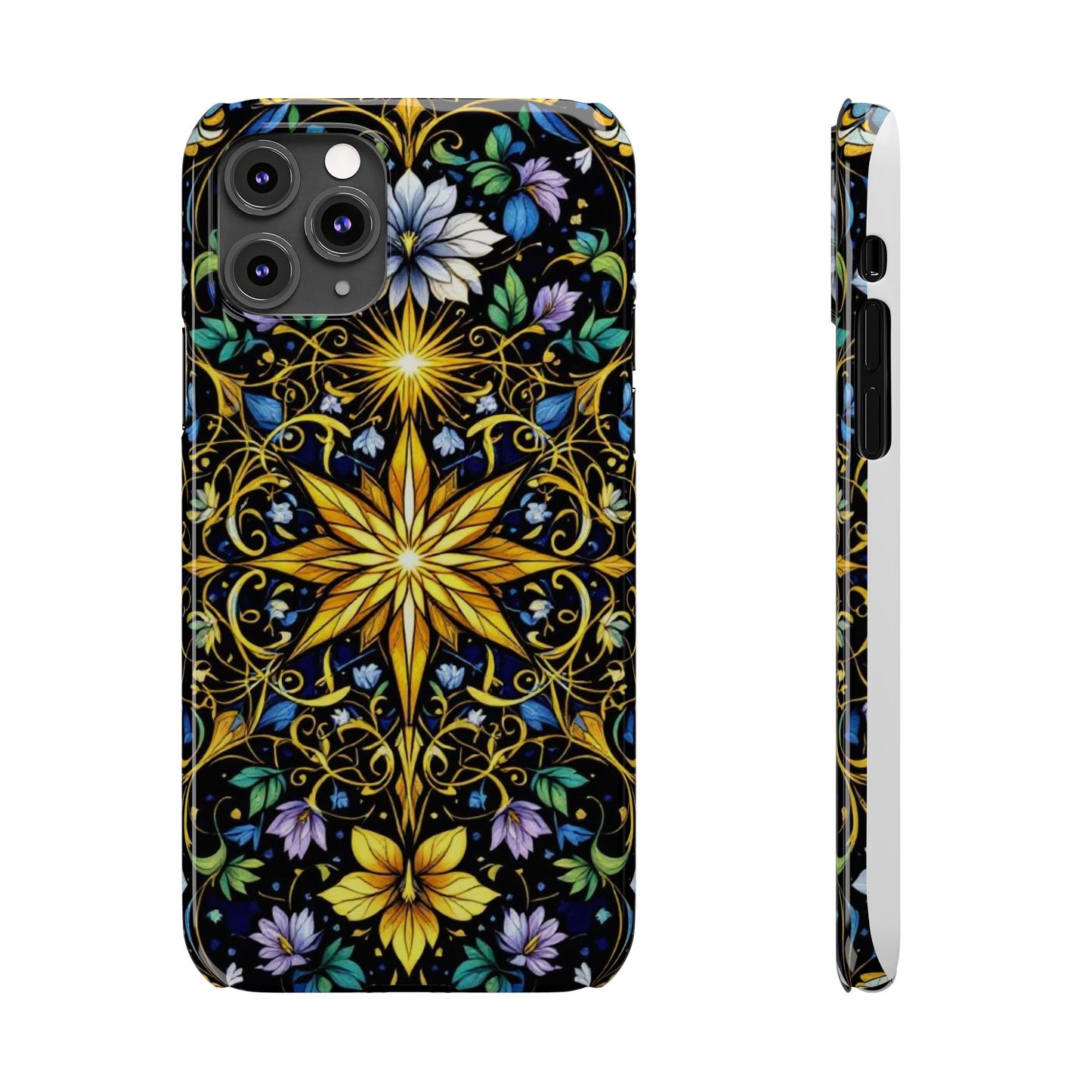 Elegant Floral Phone Case - Slim Phone Cases, Artistic Cases for Nature Lovers, Gift for Birthdays, Holidays, Spring Decor