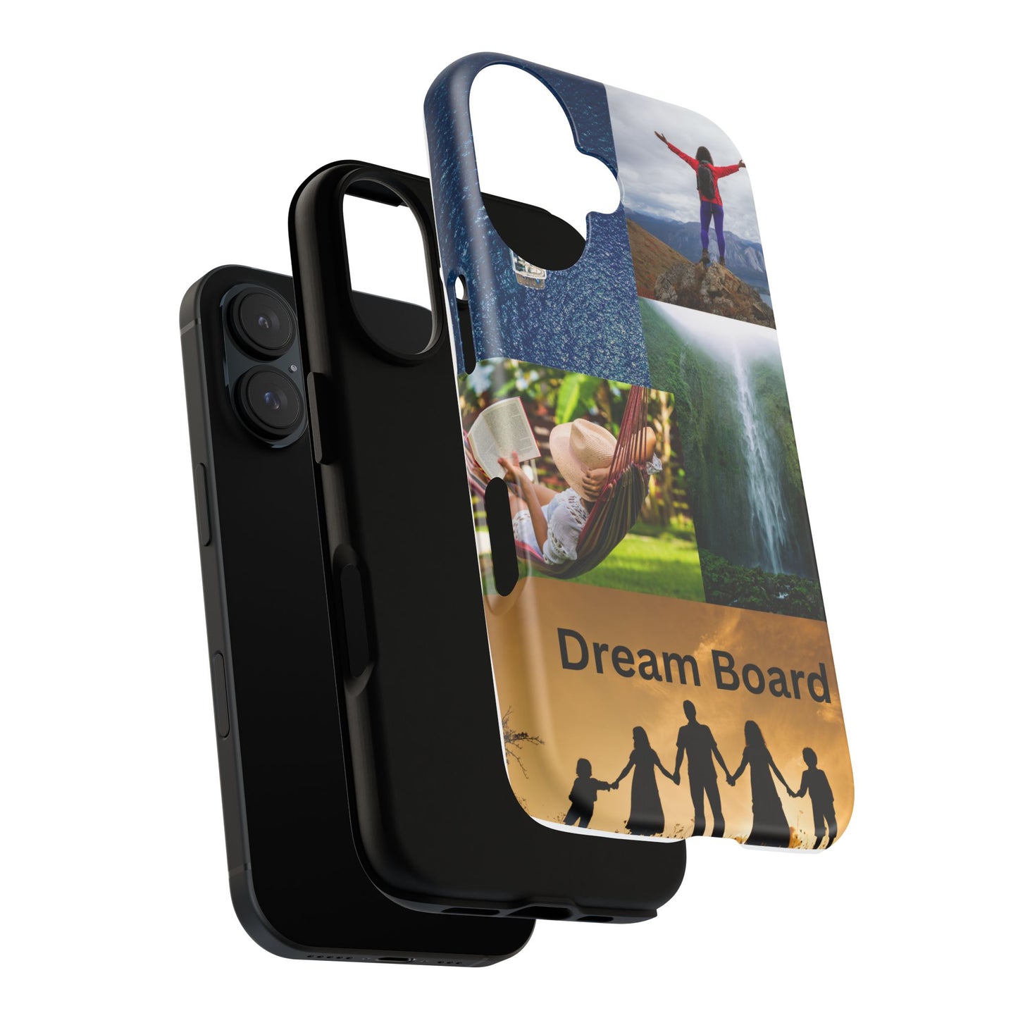 Dream Board Phone Case | Tough Cases for Adventure Seekers, Inspirational Phone Accessories, Custom Phone Covers, Unique Gift Ideas, [...]