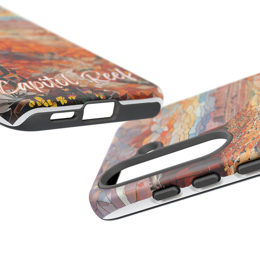Capitol Reef National Park Utah Phone Case, Mosaic Phone Case, Mountain Nature Art, National Park Gift, Scenic Canyons Phone Cover