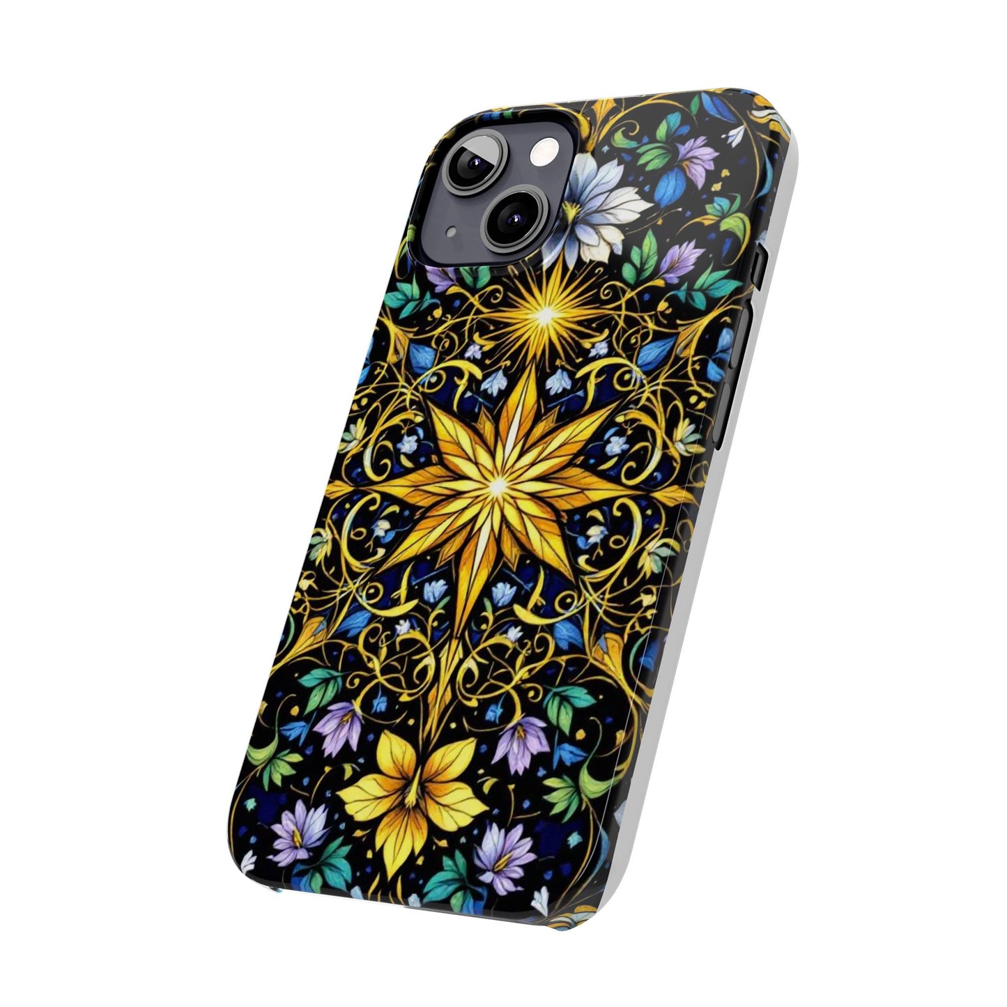 Elegant Floral Phone Case - Slim Phone Cases, Artistic Cases for Nature Lovers, Gift for Birthdays, Holidays, Spring Decor