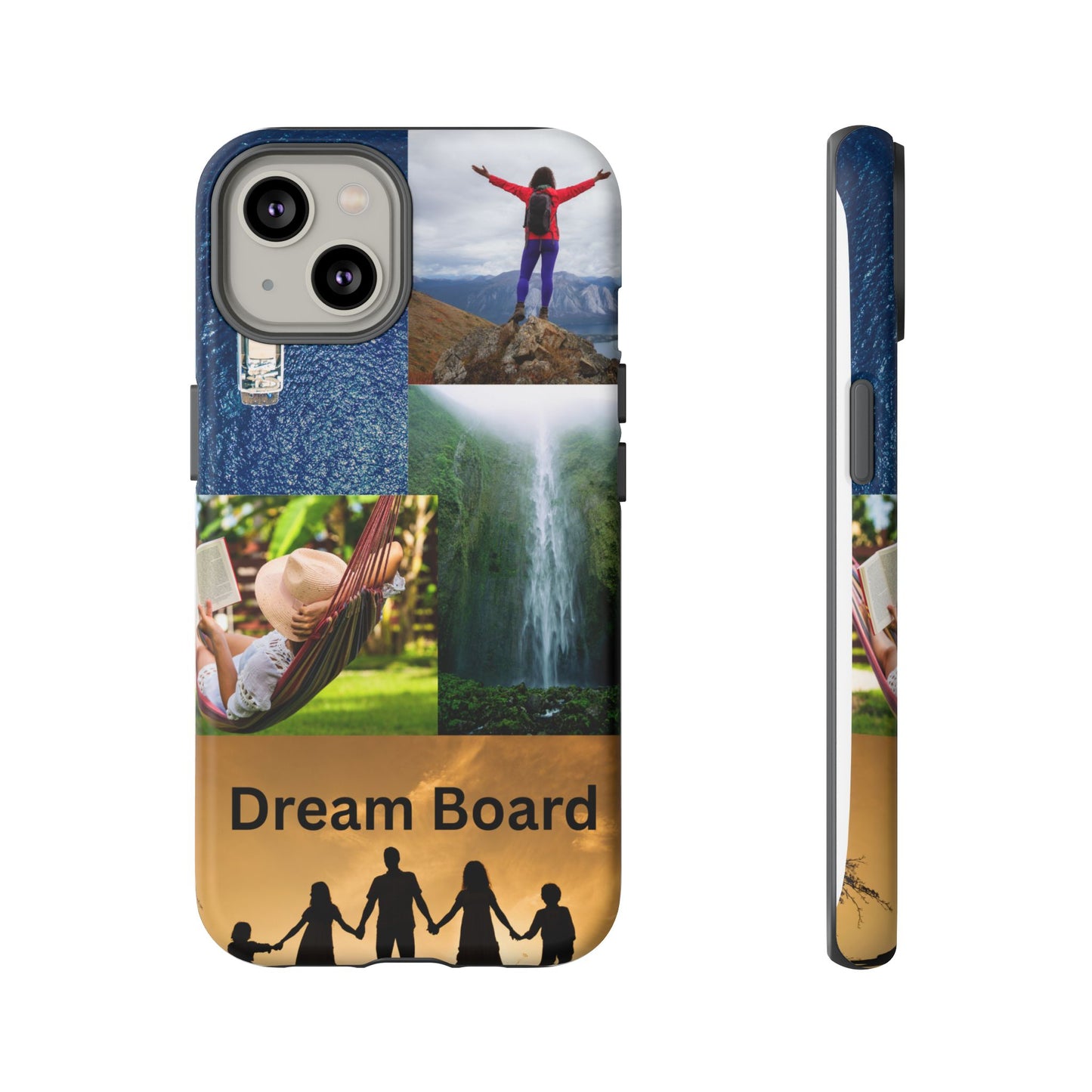 Dream Board Phone Case | Tough Cases for Adventure Seekers, Inspirational Phone Accessories, Custom Phone Covers, Unique Gift Ideas, [...]