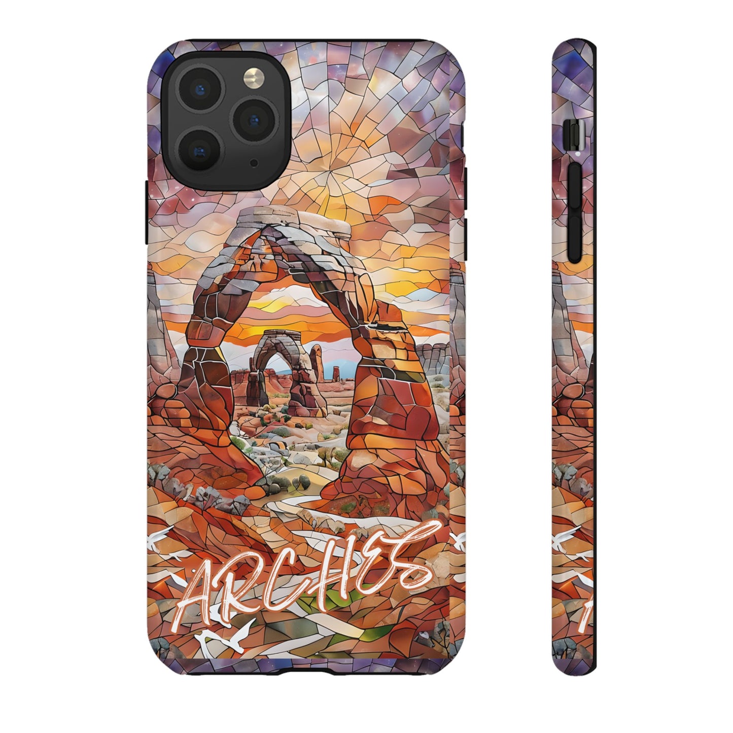 Arches National Park Utah Phone Case, Mosaic Phone Case, Mountain National Park Gift, Scenic CanyonsPhone Cover, Landscape Aesthetic Case