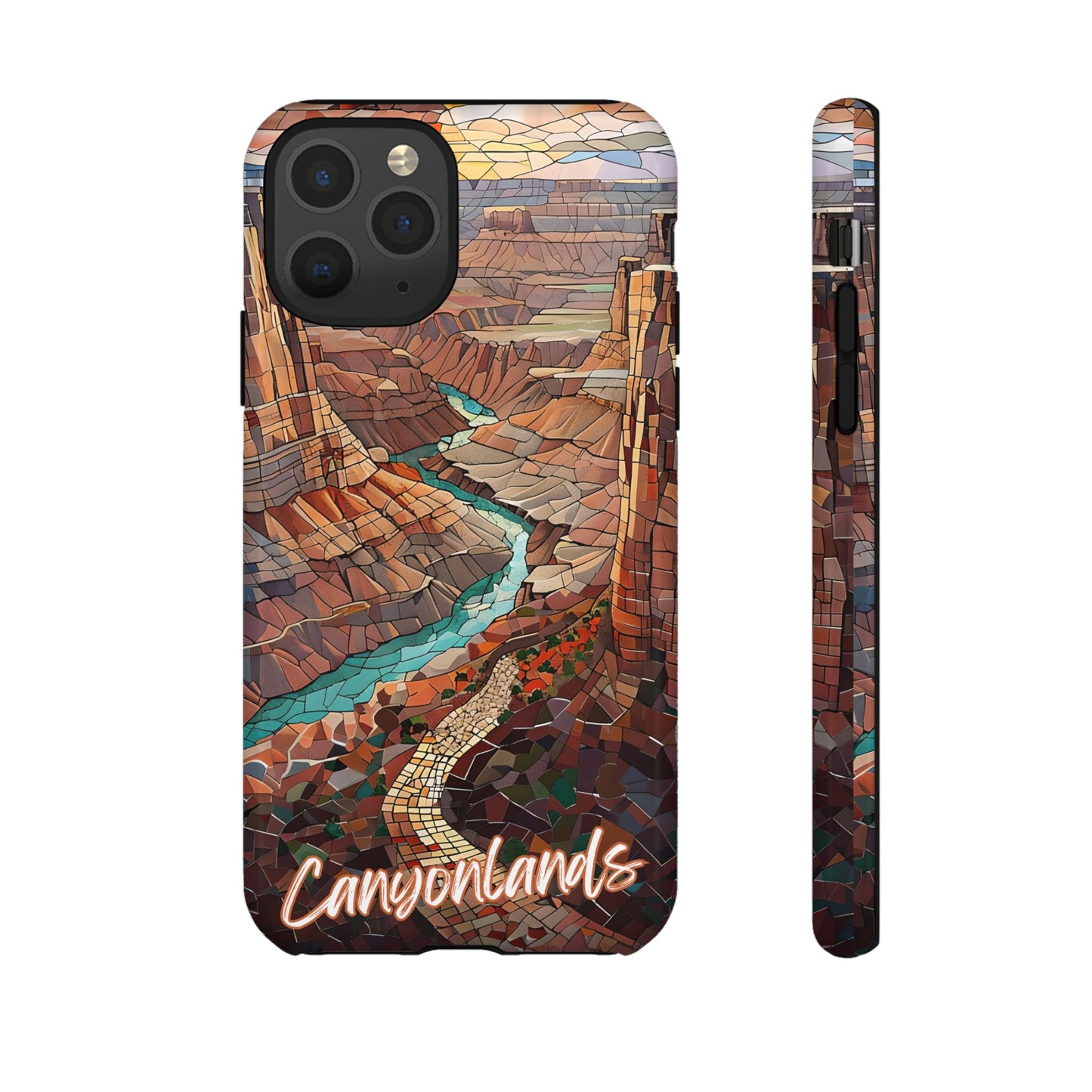 Canyonlands Mosaic Tough Phone Case - Red Rock Desert Vibes, National Park Aesthetic, Compatible with iPhone, Galaxy, and Google Phones