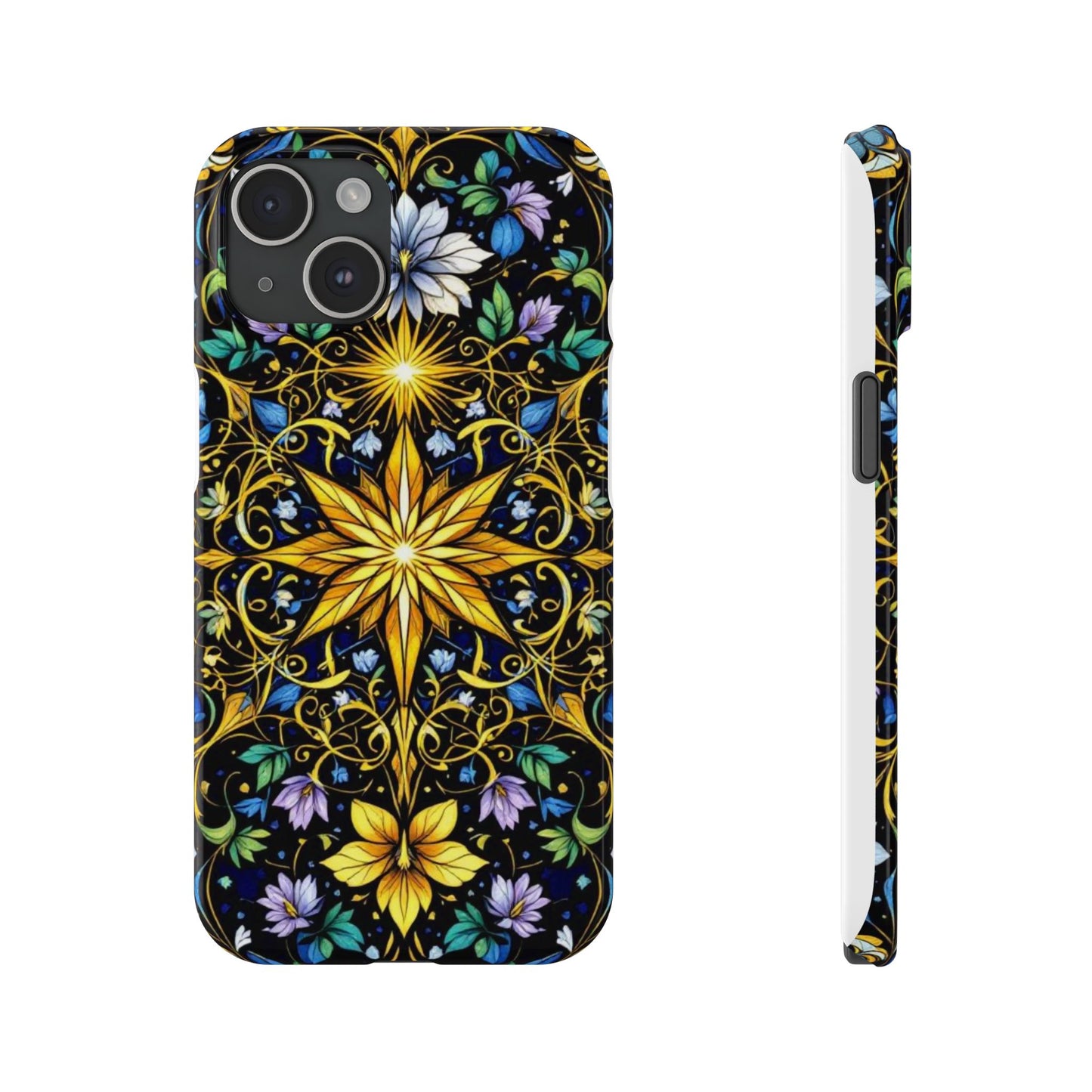 Elegant Floral Phone Case - Slim Phone Cases, Artistic Cases for Nature Lovers, Gift for Birthdays, Holidays, Spring Decor