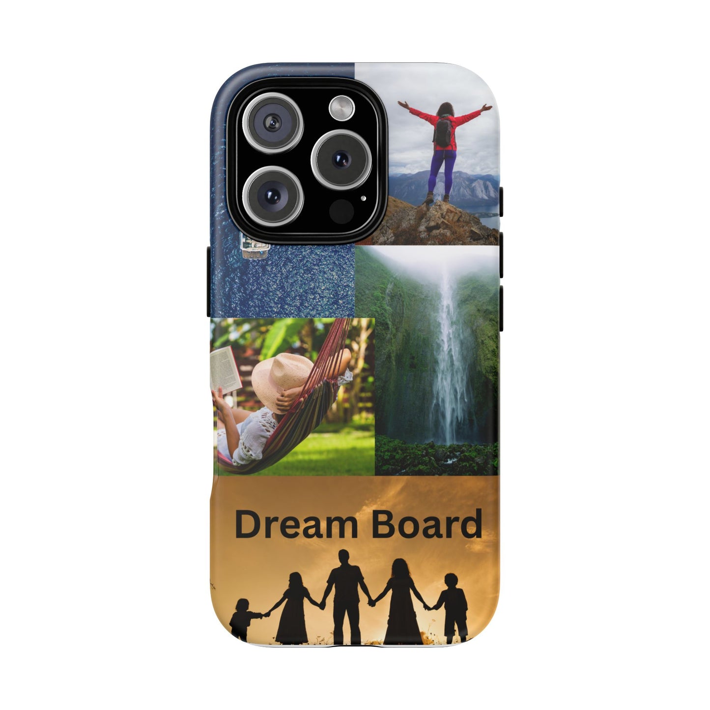 Dream Board Phone Case | Tough Cases for Adventure Seekers, Inspirational Phone Accessories, Custom Phone Covers, Unique Gift Ideas, [...]