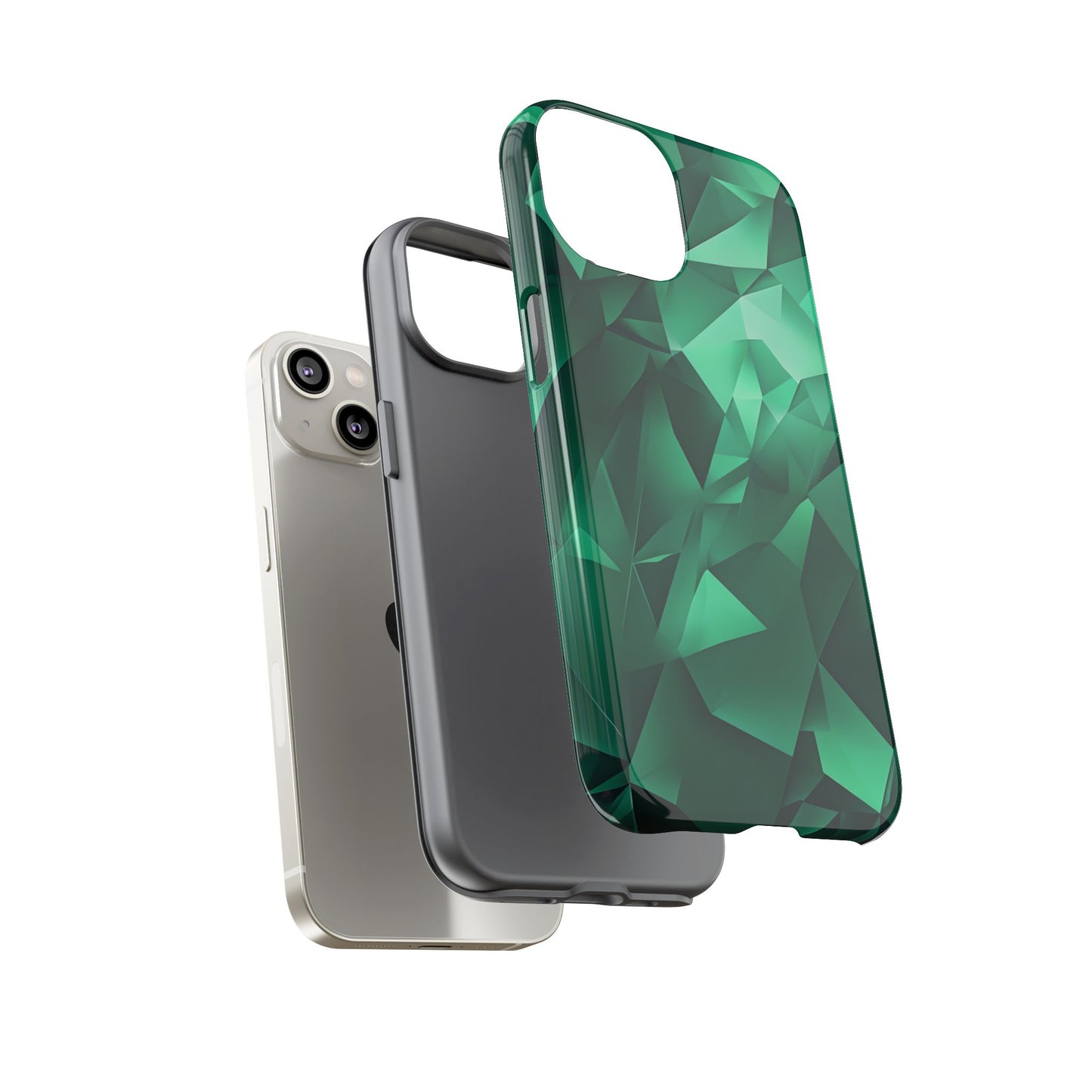 Abstract Geometric Tough Phone Case, Modern Art Aesthetic, Minimalist Design Gift for Her, Compatible with iPhone, Galaxy, and Google Phones