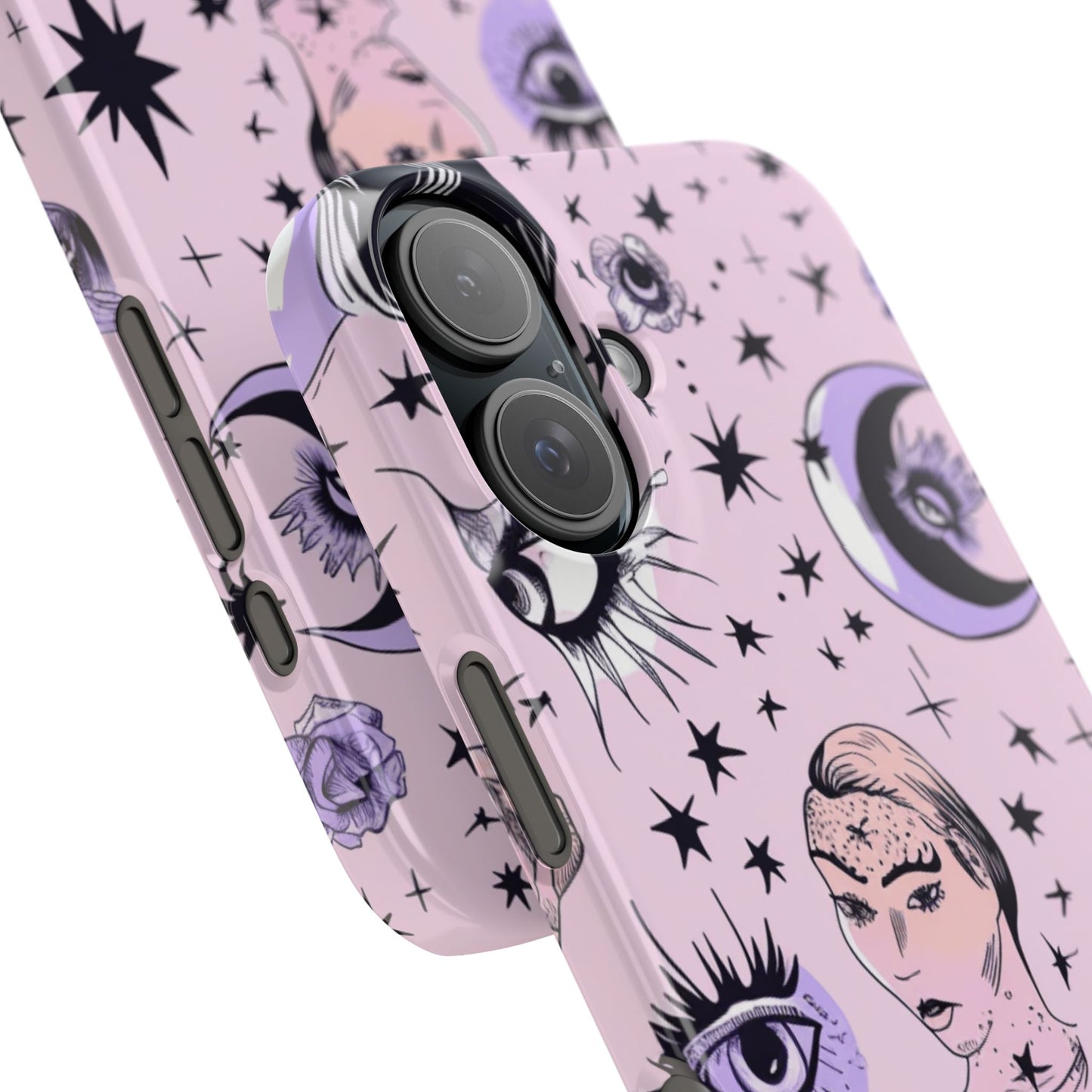 Celestial Slim Phone Cases - Stylish Cosmic Design, Personalized Phone Protectors, Astrology Gifts, Unique Phone Accessories, Moon & Stars