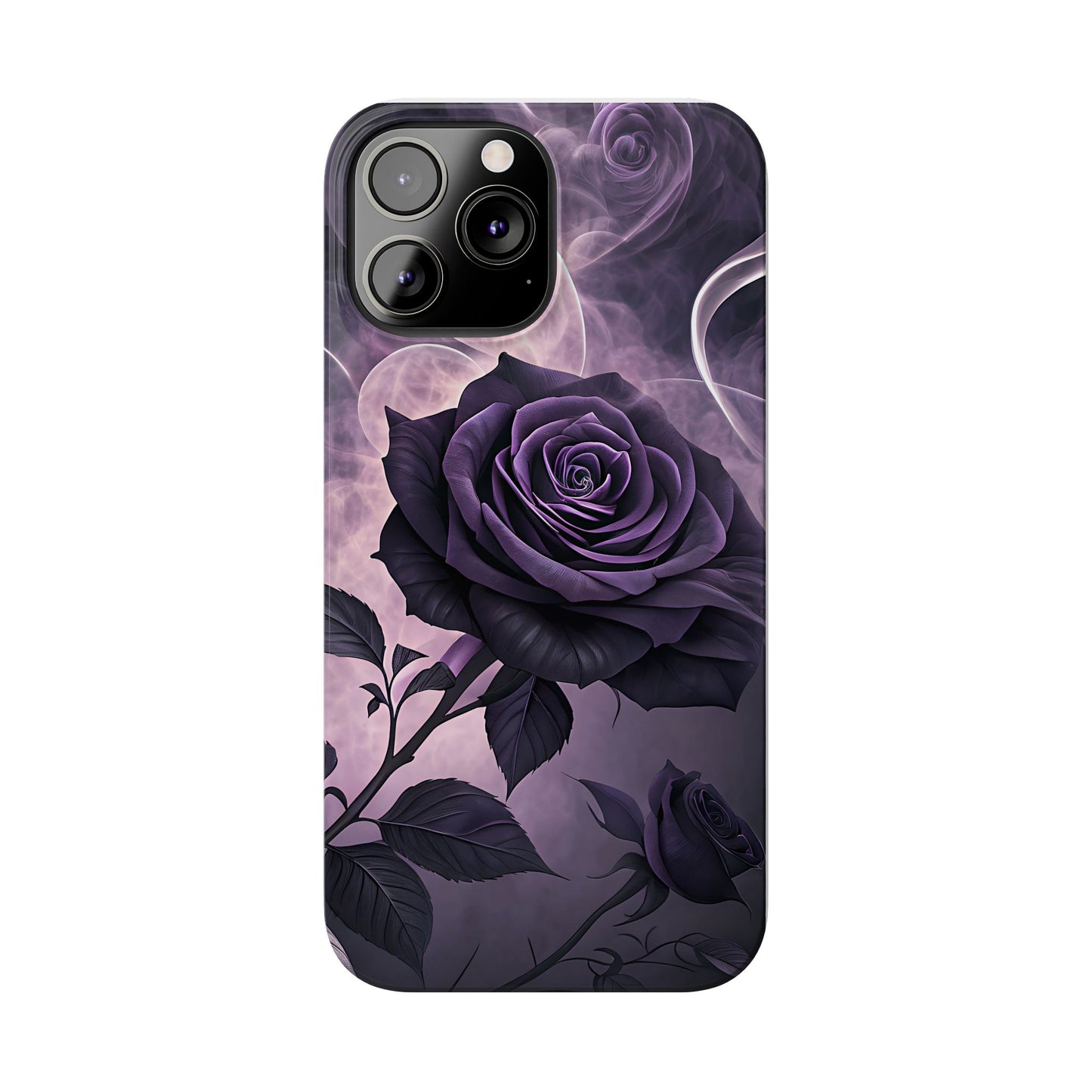 Elegant Purple Rose Phone Cases, Stylish Slim Cases for Flower Lovers, Floral Accessories, Birthday Gifts, Unique Phone Covers