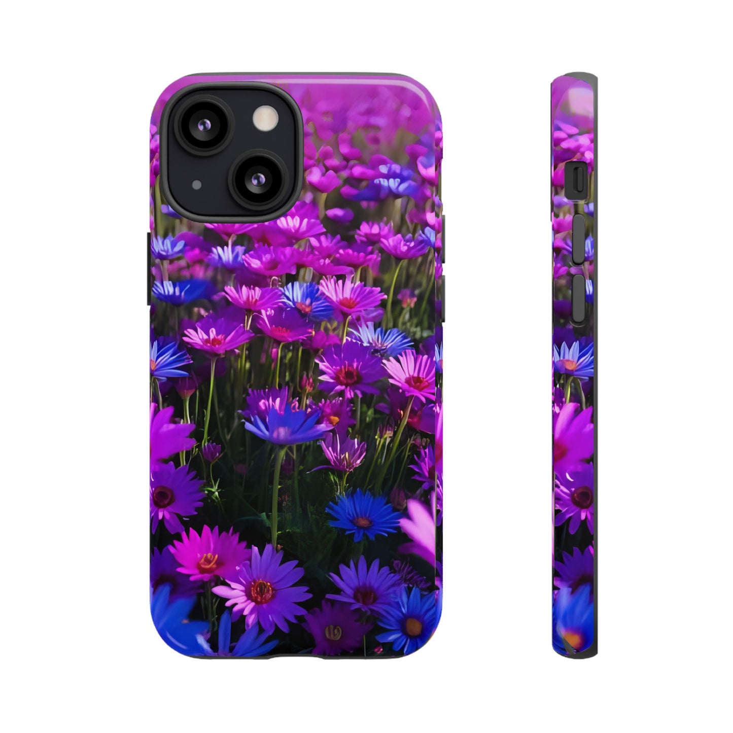 Wildflower Meadow Phone Case, Colorful Floral Garden Aesthetic, Vibrant Tough Phone Case, Compatible with iPhone, Galaxy, Google