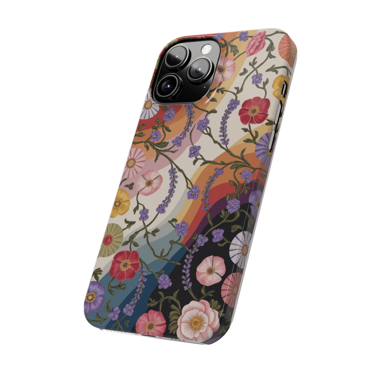Floral Blossom Phone Case - Slim Case for Flower Lovers, Smartphone Cover, Gift for Her, Trendy Floral Design, Boho Chic Accessory