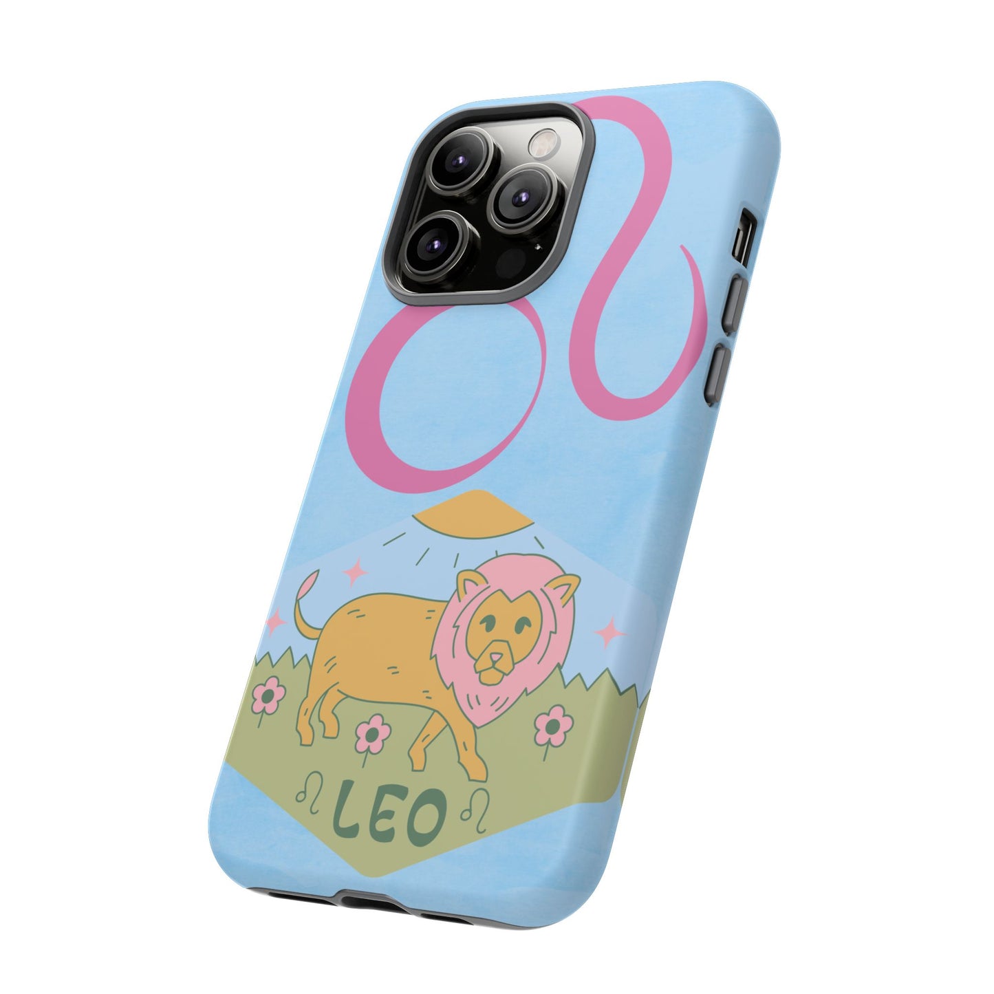 Leo Zodiac Phone Case, Astrology Gift for Her, Celestial Star Sign Cover, Birthday Gift, Compatible with iPhone, Galaxy, Google Phones