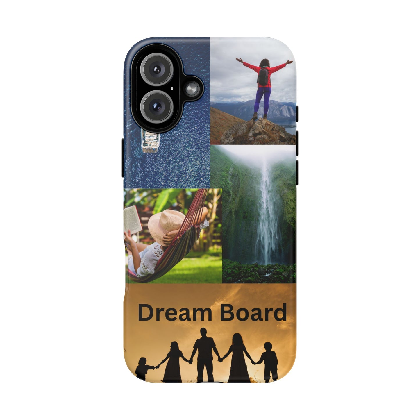 Dream Board Phone Case | Tough Cases for Adventure Seekers, Inspirational Phone Accessories, Custom Phone Covers, Unique Gift Ideas, [...]