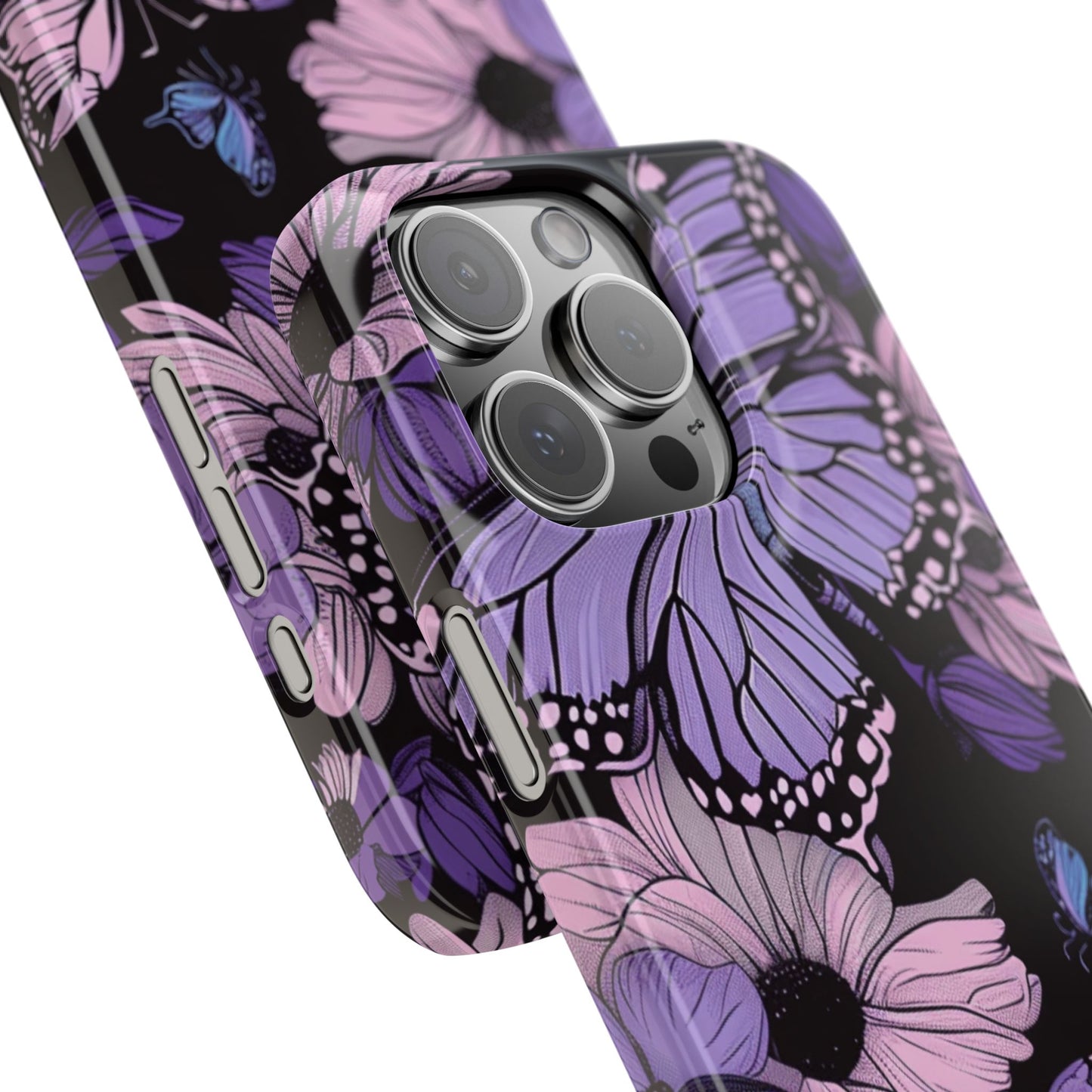 Butterfly Floral Phone Case | Slim Phone Cases for Nature Lovers, Floral Gifts, Trendy Accessories, Spring Vibes, Unique Phone Cover