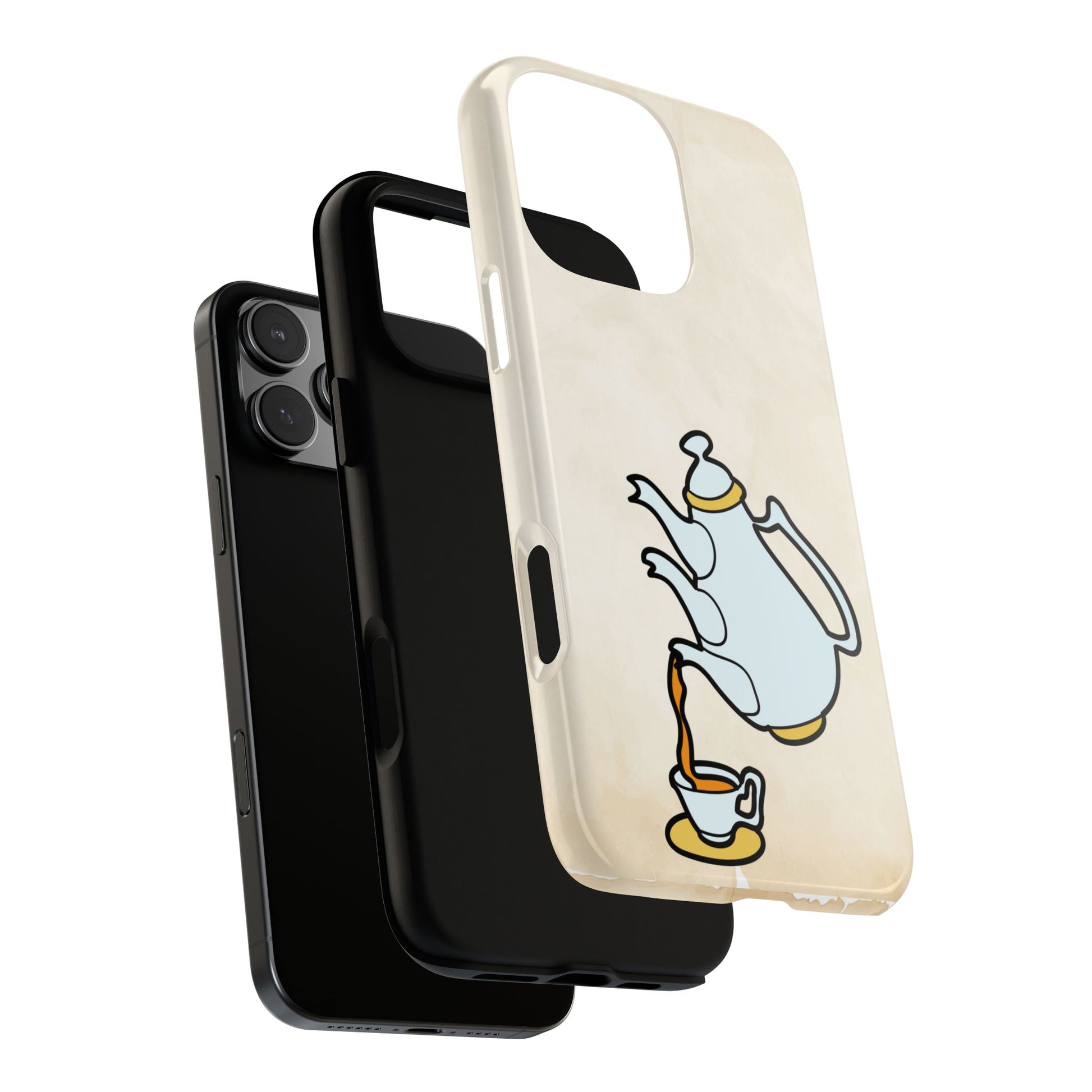 Classic Wonderland sign tough case featuring hand-drawn line art and an antique parchment background. Designed for iPhone 16, iPhone 17, Galaxy, and Google Pixel models with precise cutouts and strong protection.
