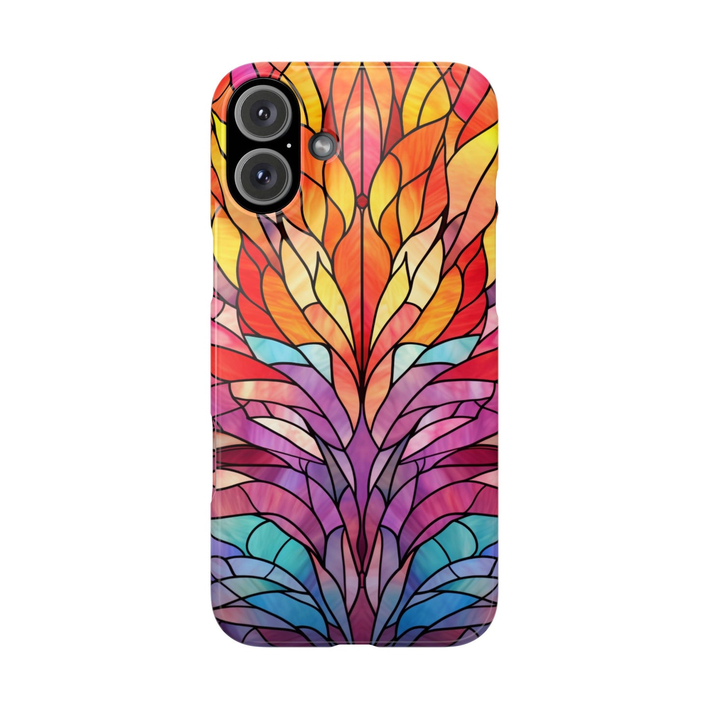 Vibrant Floral Slim Phone Cases, Colorful Smartphone Cover, Artistic Phone Skin, Unique Gift for Her, Nature-Inspired Accessory