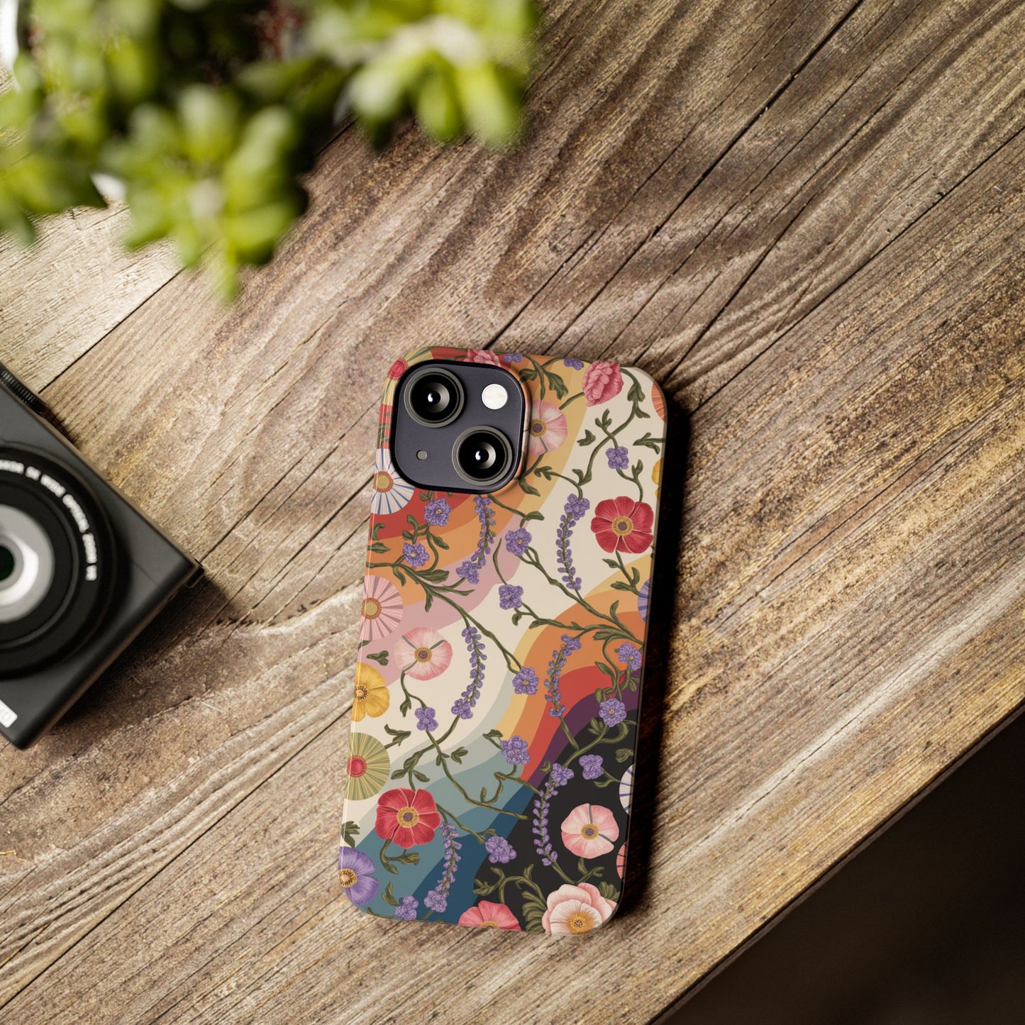 Floral Blossom Phone Case - Slim Case for Flower Lovers, Smartphone Cover, Gift for Her, Trendy Floral Design, Boho Chic Accessory