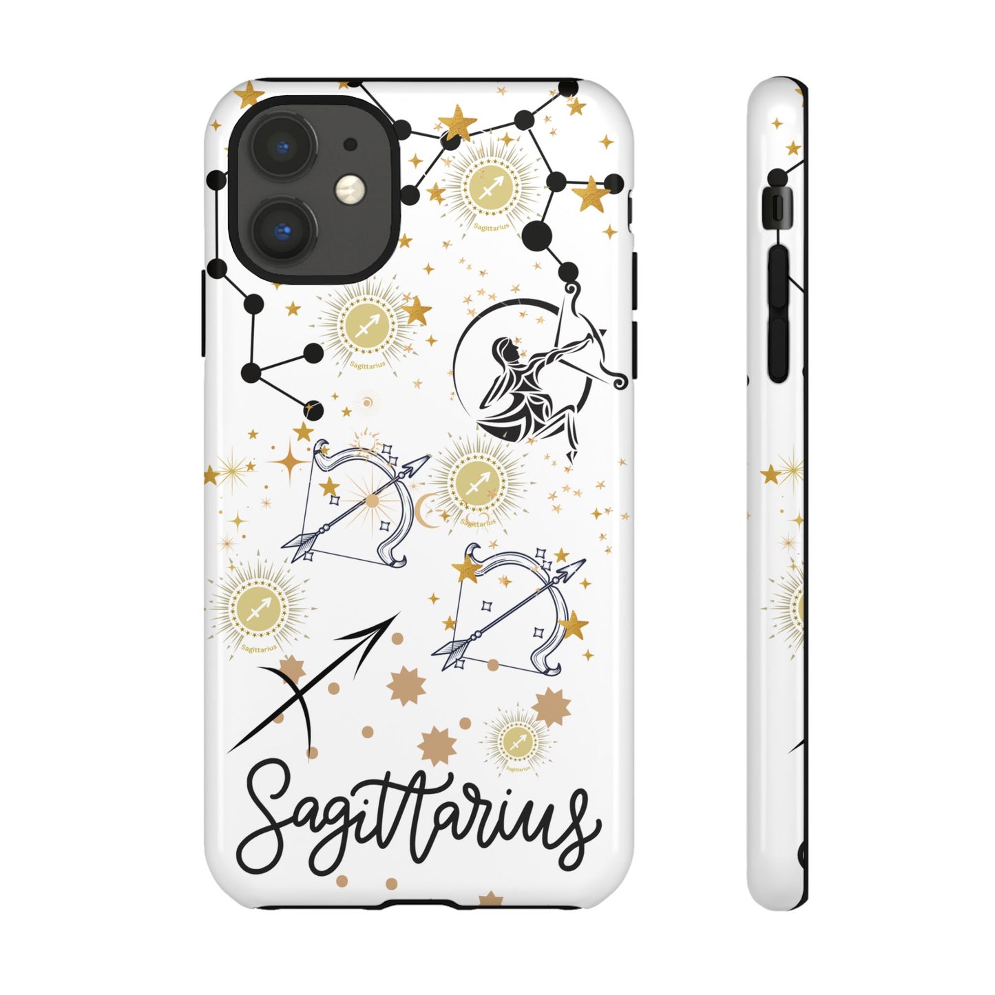Sagittarius Zodiac Phone Case, Astrology Gift for Her, Celestial Star Sign Cover, Birthday Gift, Compatible with iPhone, Galaxy, Pixel