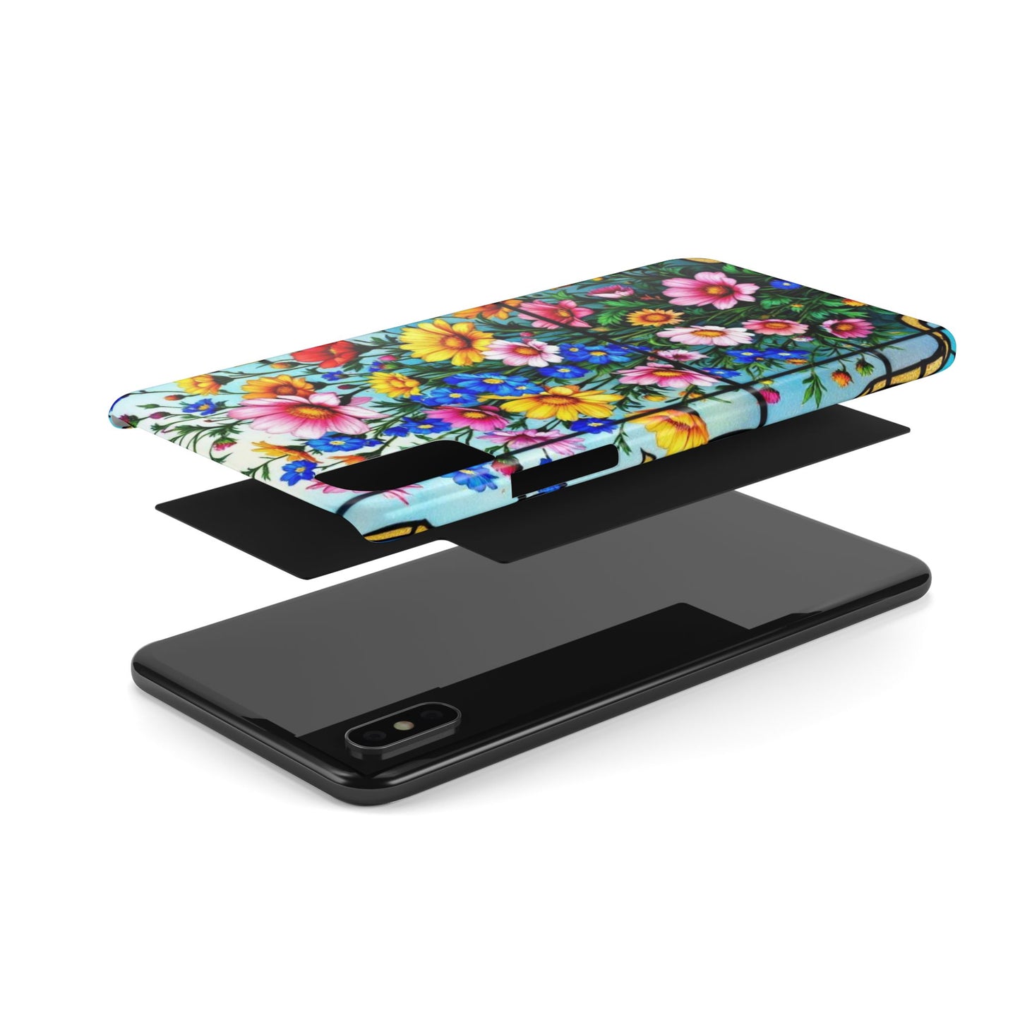 Vibrant Floral Slim Phone Cases | Cute Phone Cover Gifts for Nature Lovers, Spring Decor, Birthday or Holiday Gifts, Flower Design