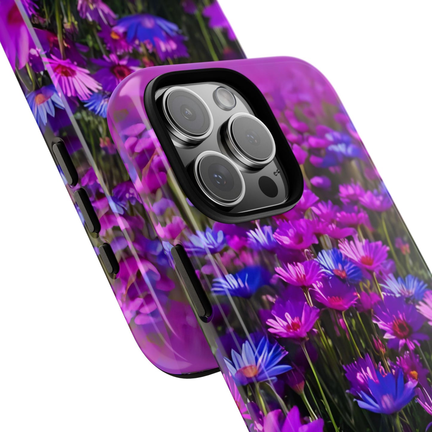 Wildflower Meadow Phone Case, Colorful Floral Garden Aesthetic, Vibrant Tough Phone Case, Compatible with iPhone, Galaxy, Google