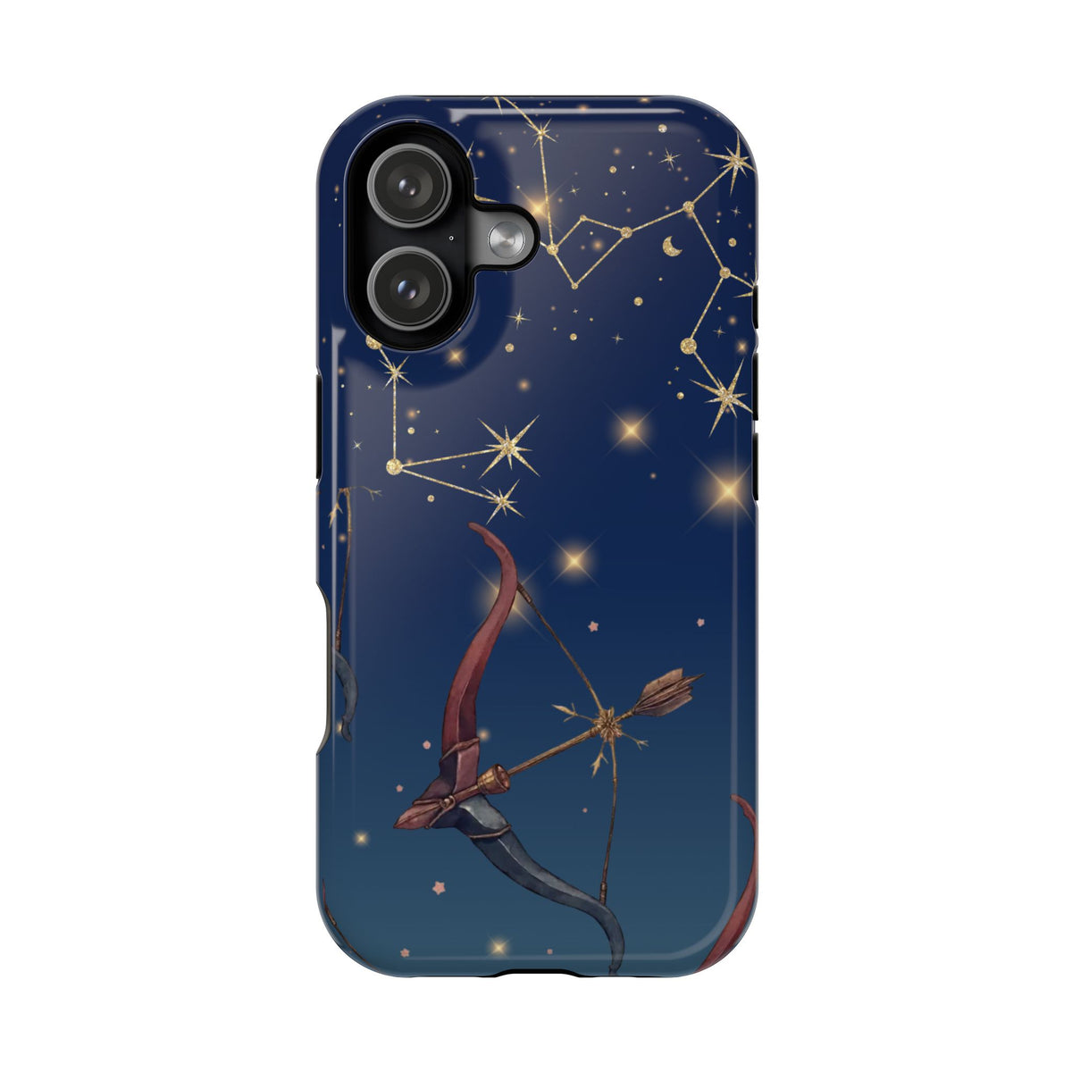 Sagittarius Zodiac Magnetic Phone Case, Astrology Gift for Her, Celestial Star Sign Cover, Compatible with iPhone 17, 16, 15, 14, 13