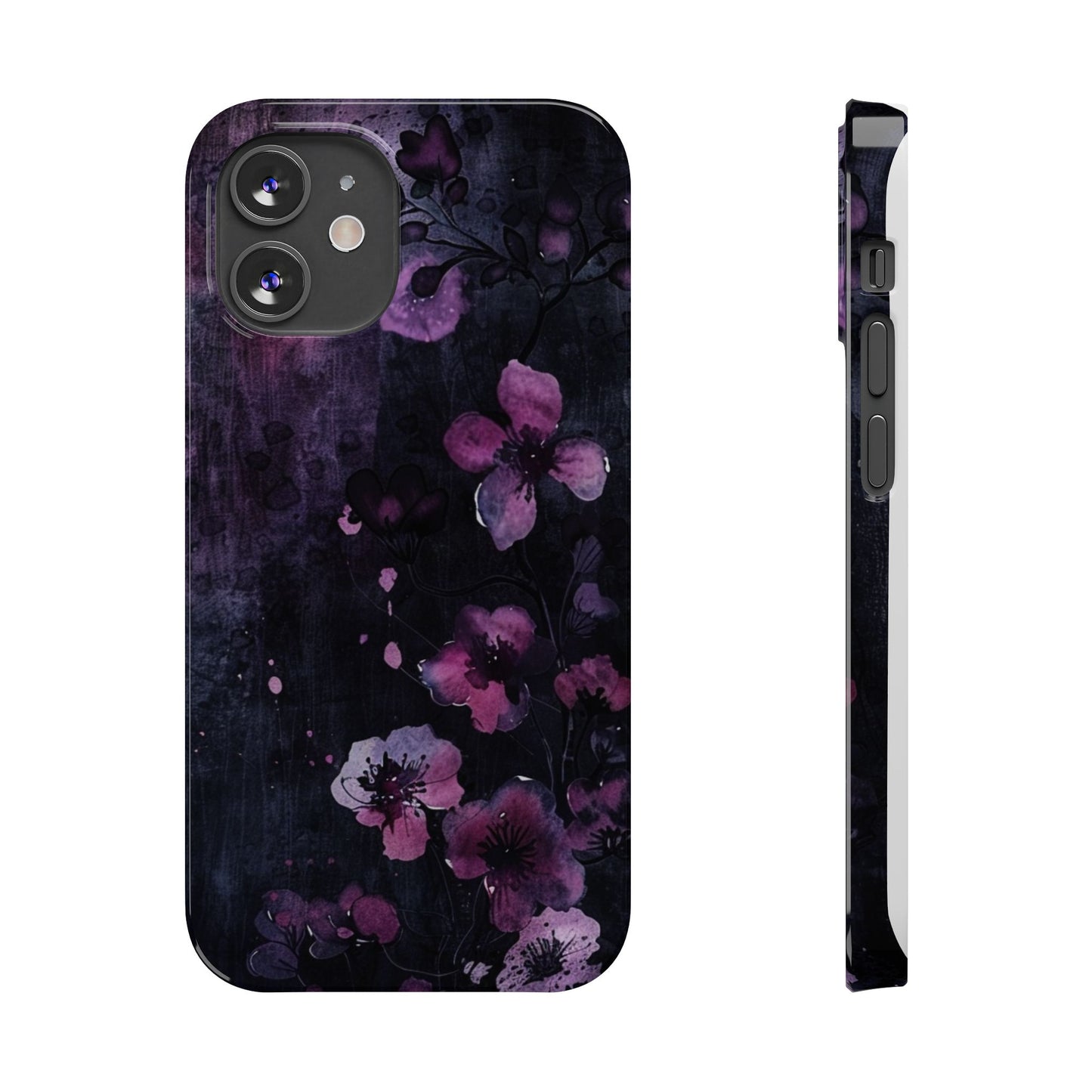 Elegant Floral Slim Phone Case - Perfect Gift for Her, Stylish iPhone Cover, Birthday Surprise, Spring Accessory, Cute Phone Protector