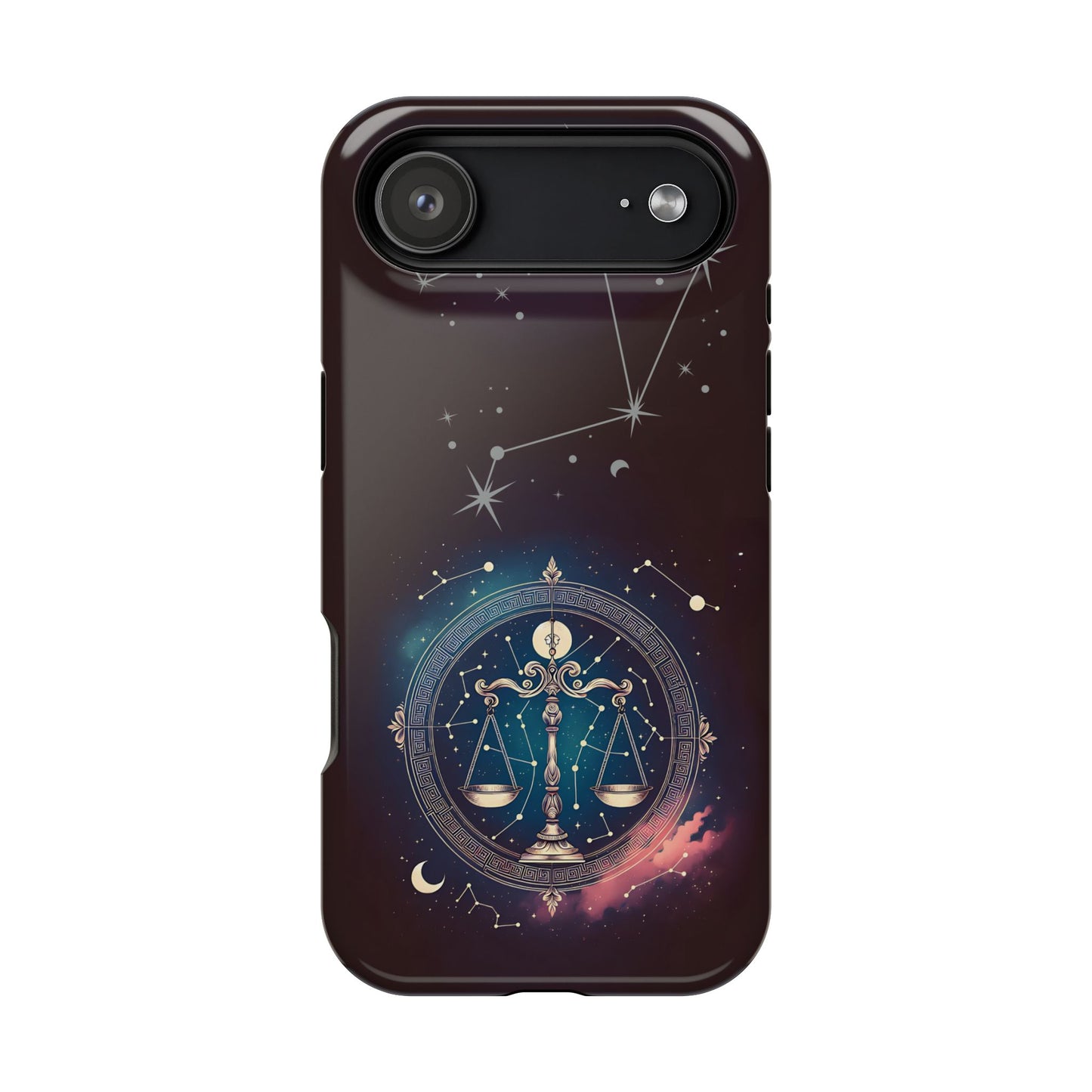Libra Zodiac Magnetic Phone Case Astrology Gift for Her, Celestial Star Sign Cover, Birthday Gift, Compatible with iPhone 17, 16, 15, 14, 13
