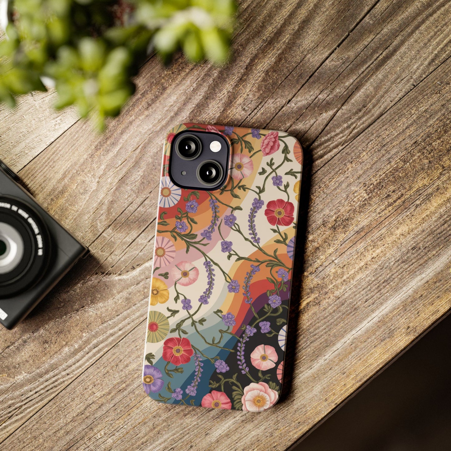 Floral Blossom Phone Case - Slim Case for Flower Lovers, Smartphone Cover, Gift for Her, Trendy Floral Design, Boho Chic Accessory