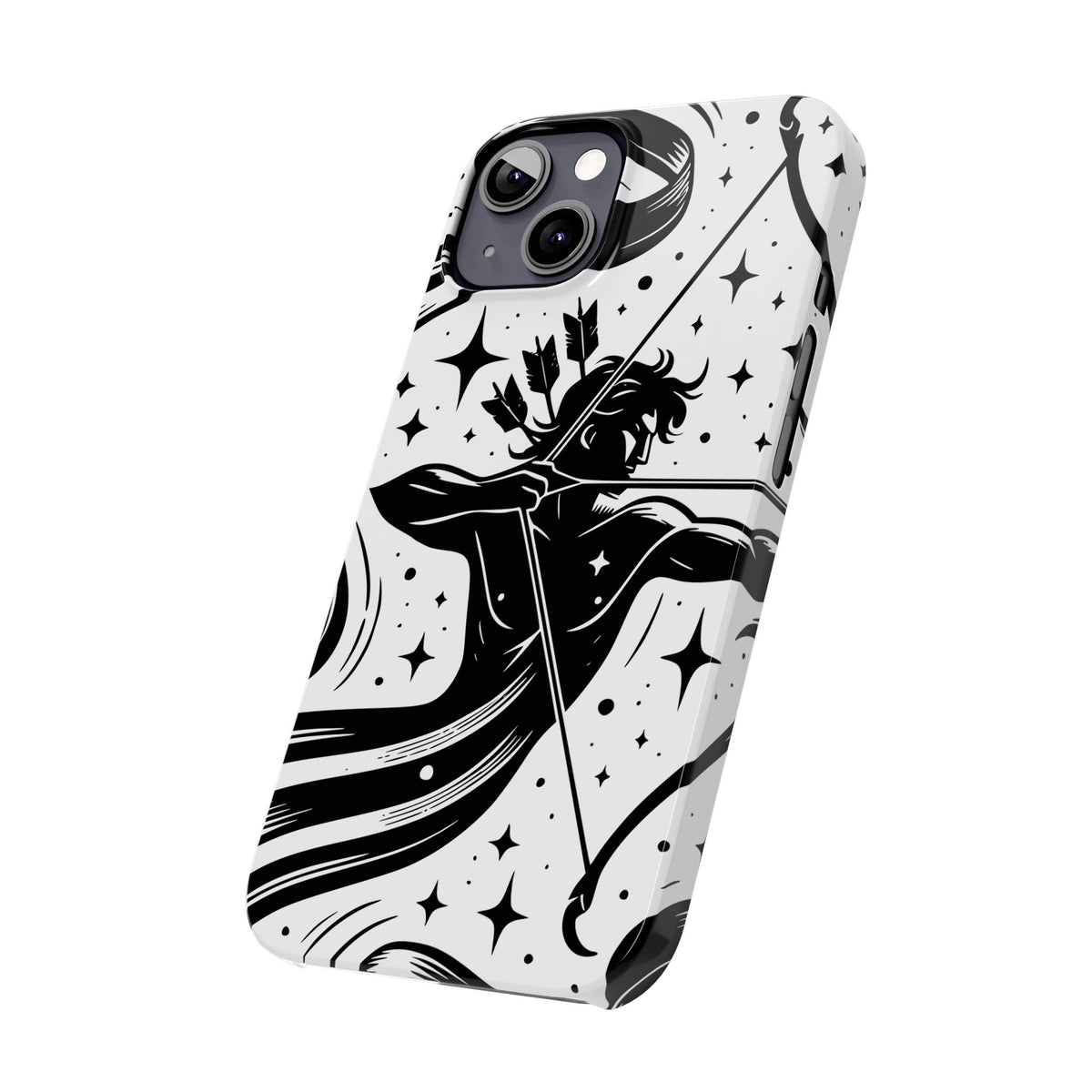 Sagittarius Zodiac Slim Phone Case, Astrology Gift for Her, Celestial Star Sign Cover, Compatible with iPhone 17, 16, 15, 14, 13