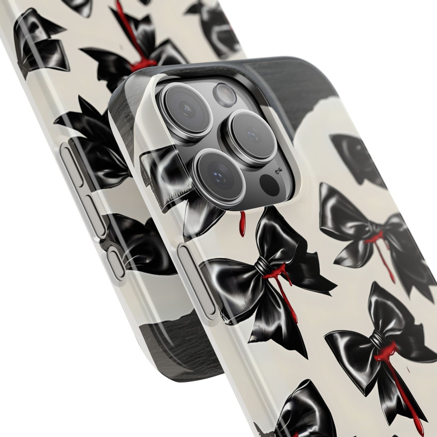 Spooky Halloween Slim Phone Case, Goth Coquette Aesthetic, Cute Horror Style, Perfect for Birthdays and Special Occasions