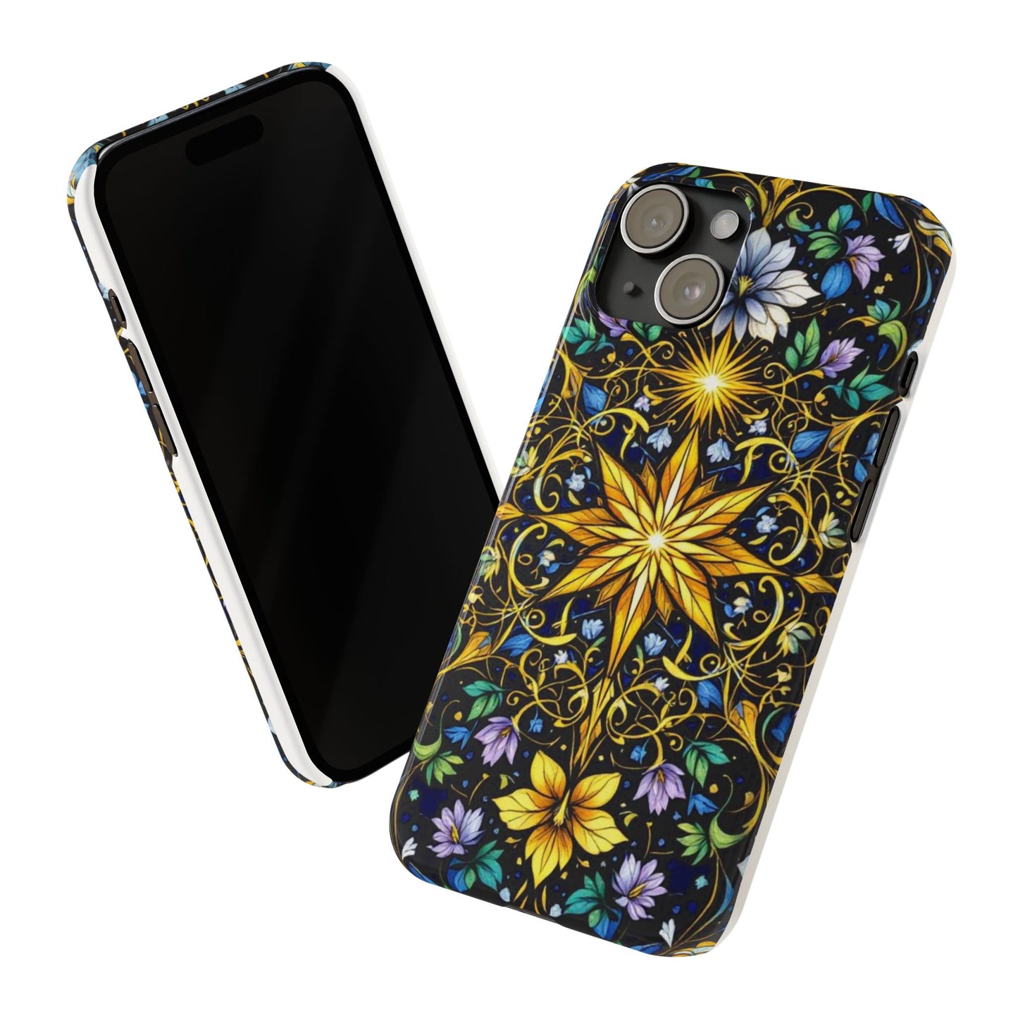 Elegant Floral Phone Case - Slim Phone Cases, Artistic Cases for Nature Lovers, Gift for Birthdays, Holidays, Spring Decor