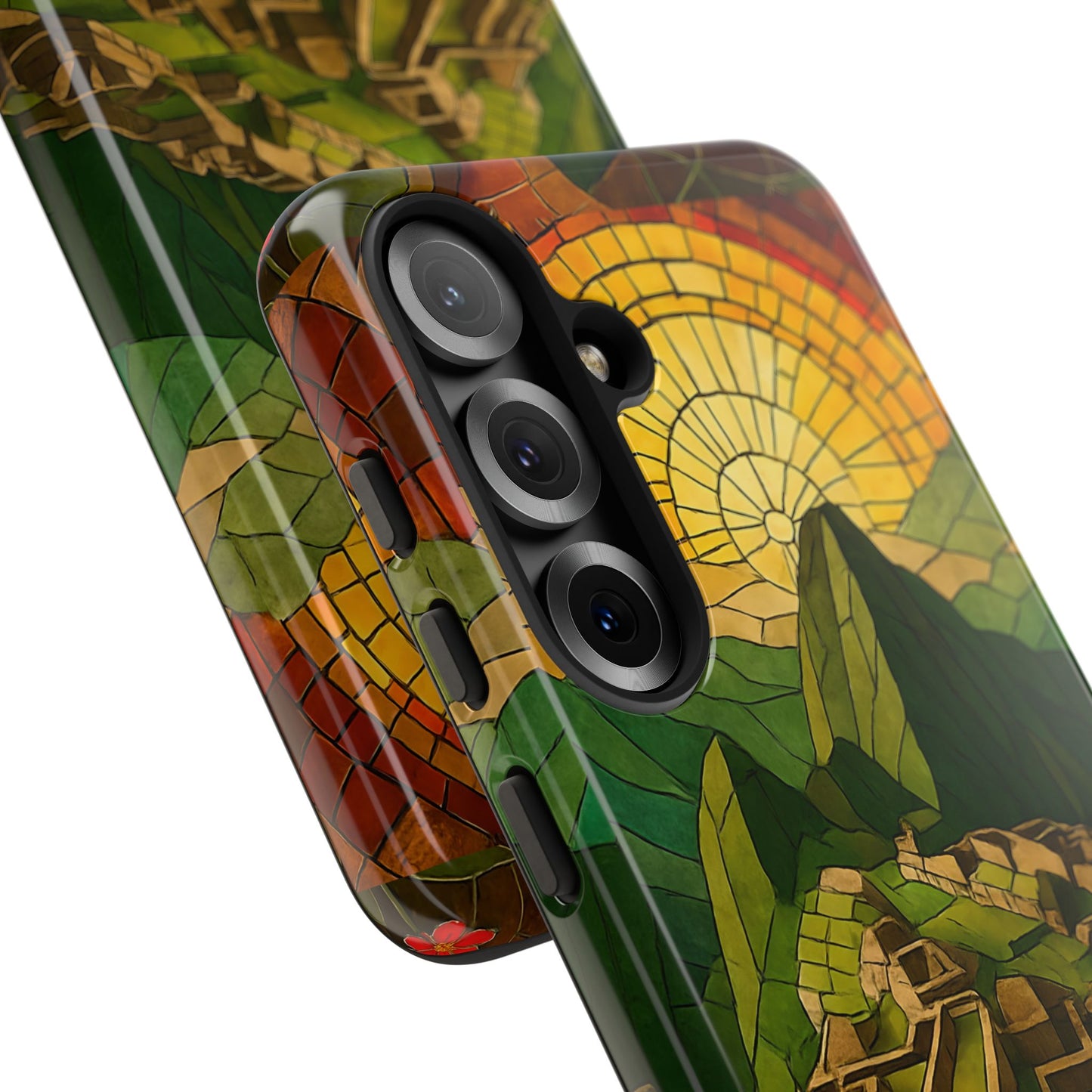 Inca Ruins Tough Phone Case - Machu Picchu Landmark Design, Historic Peru Travel Aesthetic Compatible with iPhone, Galaxy, and Google Phones