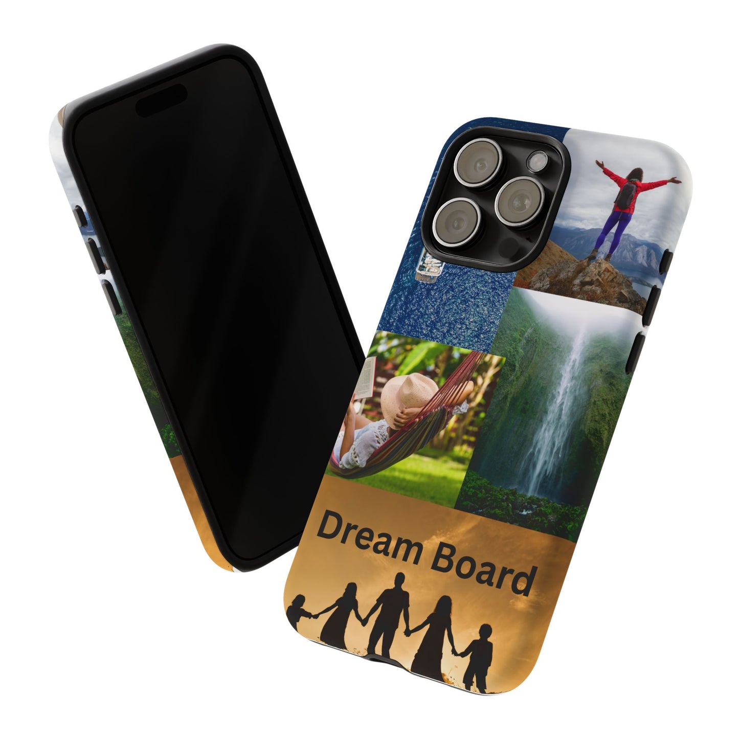 Dream Board Phone Case | Tough Cases for Adventure Seekers, Inspirational Phone Accessories, Custom Phone Covers, Unique Gift Ideas, [...]