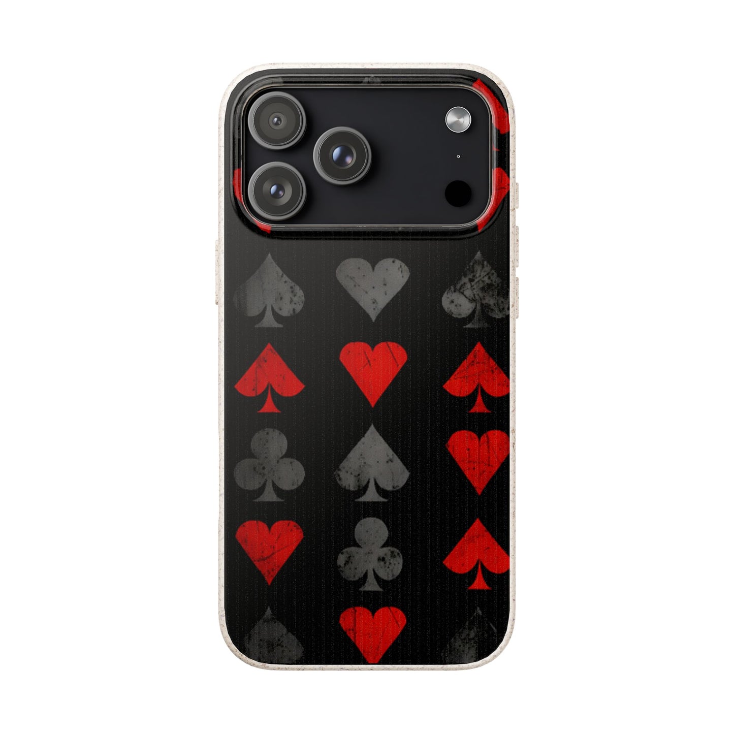 Alice in Wonderland Biodegradable Phone Case, Dark Fantasy Card Suits Phone Cover, Compatible with Galaxy and iPhone 17, 16, 15, 14, 13
