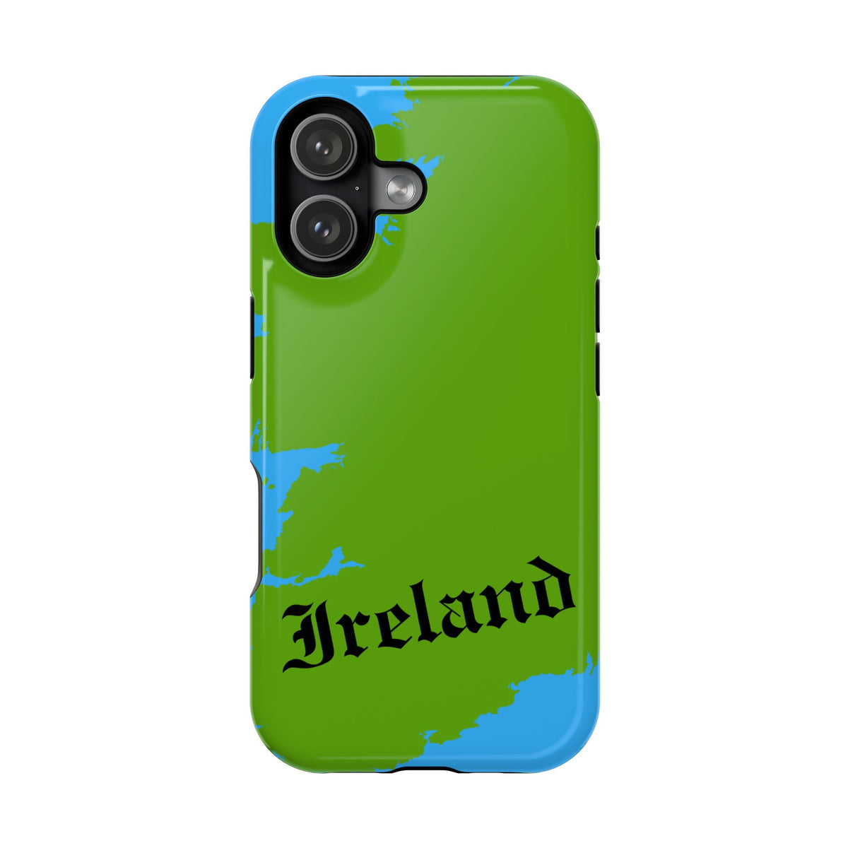 Ireland Map Magnetic Phone Case, Country Map Phone Cover Compatible with iPhone 17, 16, 15, 14, 13