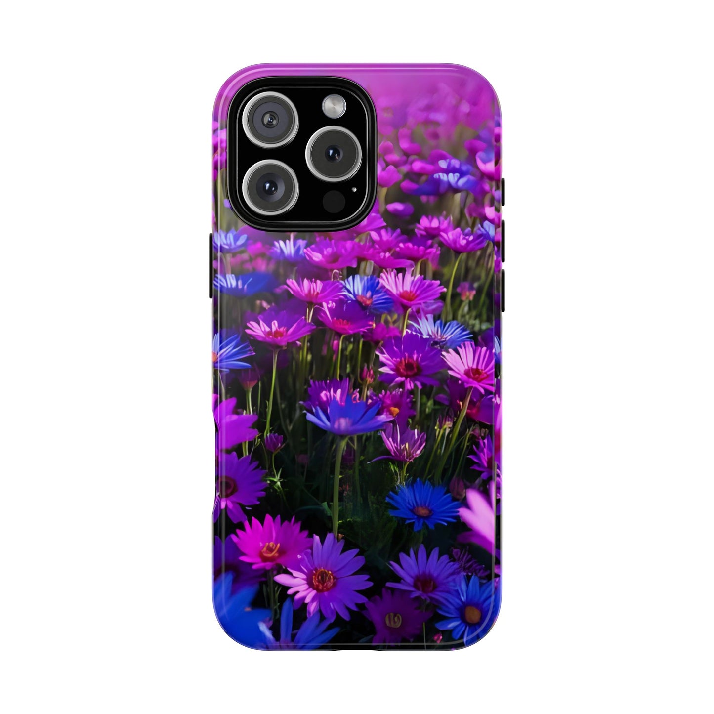Wildflower Meadow Phone Case, Colorful Floral Garden Aesthetic, Vibrant Tough Phone Case, Compatible with iPhone, Galaxy, Google