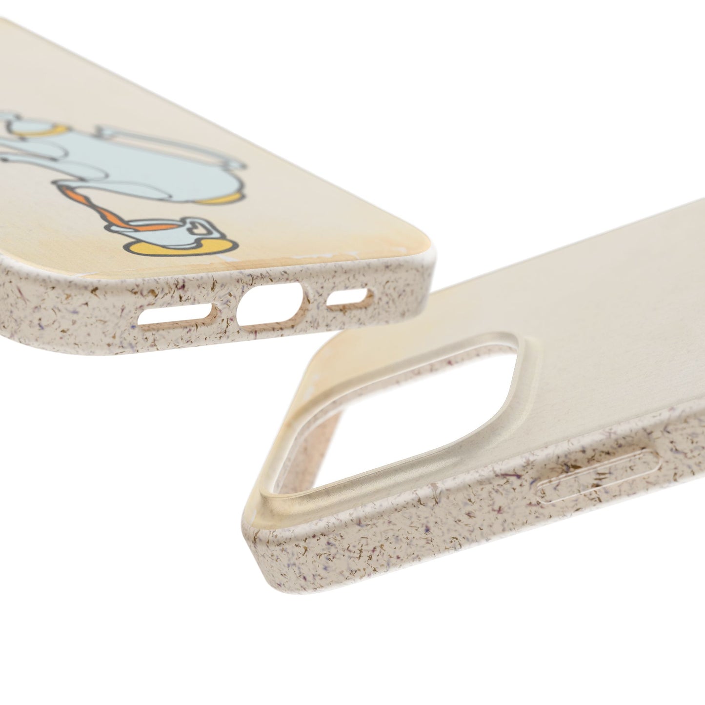 Alice in Wonderland Biodegradable Phone Case, Tea Kettle and Cups Phone Cover, Compatible with iPhone 17, 16, 15, 14, 13