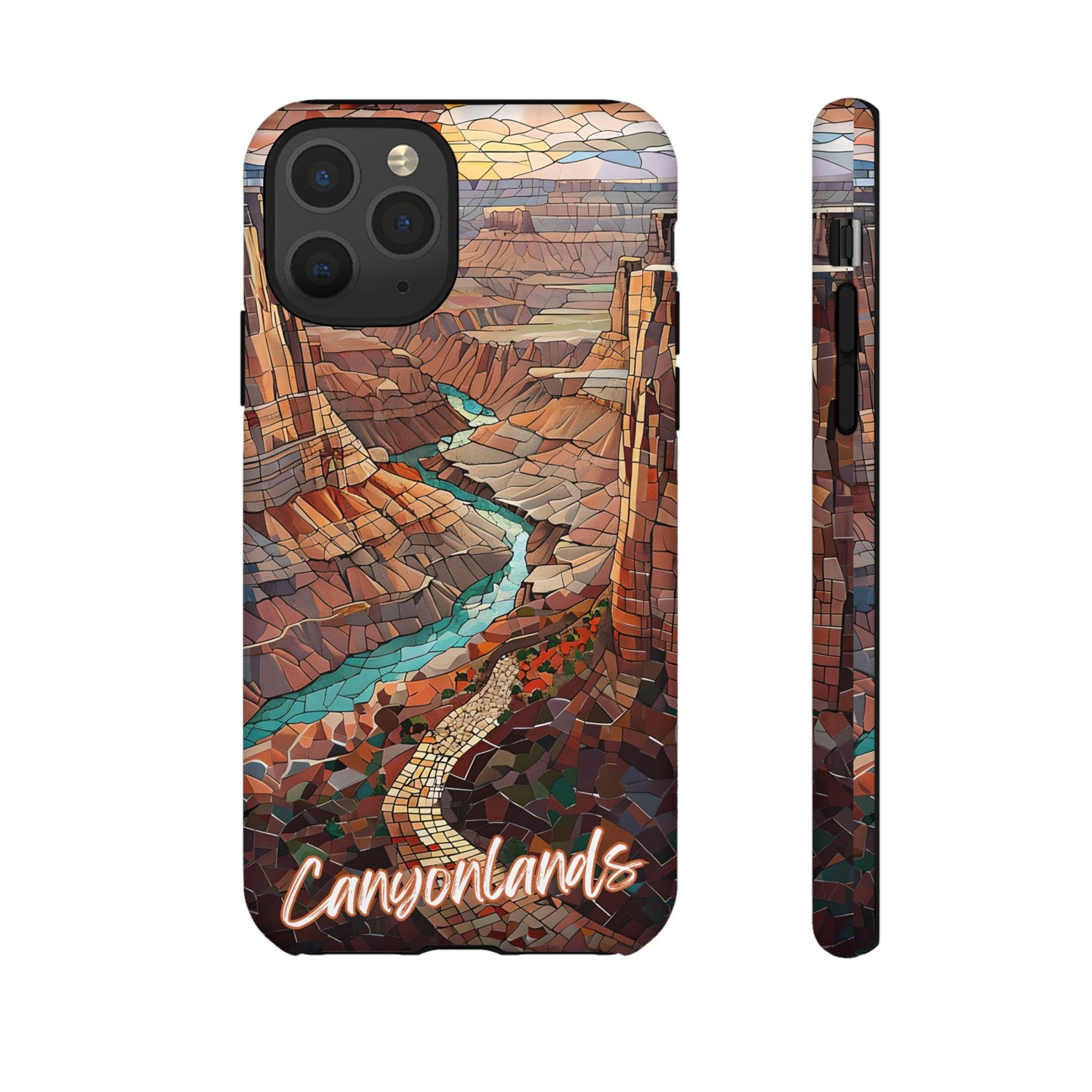 Canyonlands Mosaic Tough Phone Case - Red Rock Desert Vibes, National Park Aesthetic, Compatible with iPhone, Galaxy, and Google Phones