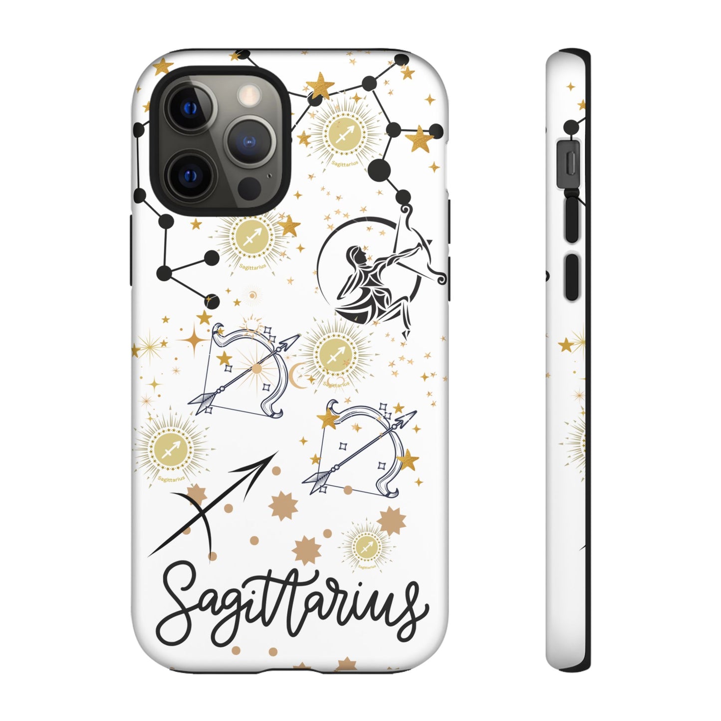 Sagittarius Zodiac Phone Case, Astrology Gift for Her, Celestial Star Sign Cover, Birthday Gift, Compatible with iPhone, Galaxy, Pixel