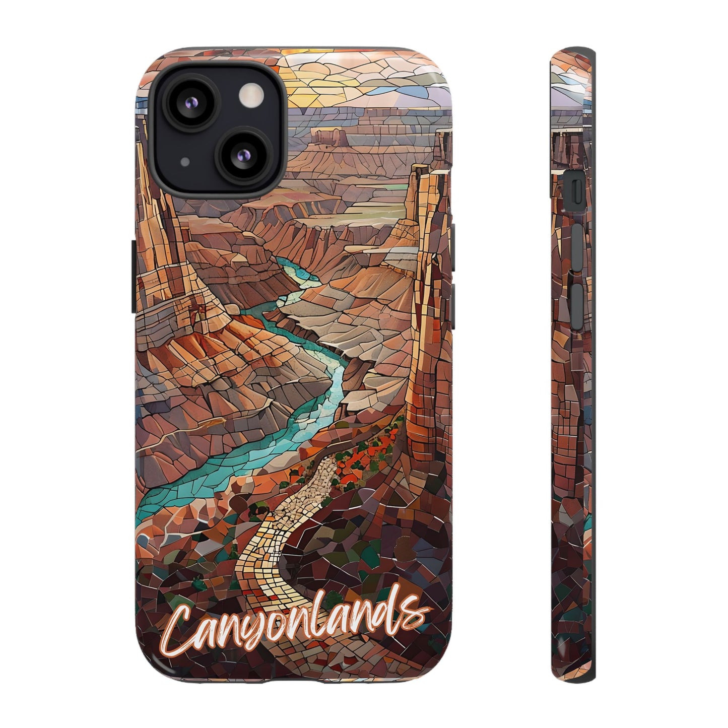 Canyonlands Mosaic Tough Phone Case - Red Rock Desert Vibes, National Park Aesthetic, Compatible with iPhone, Galaxy, and Google Phones