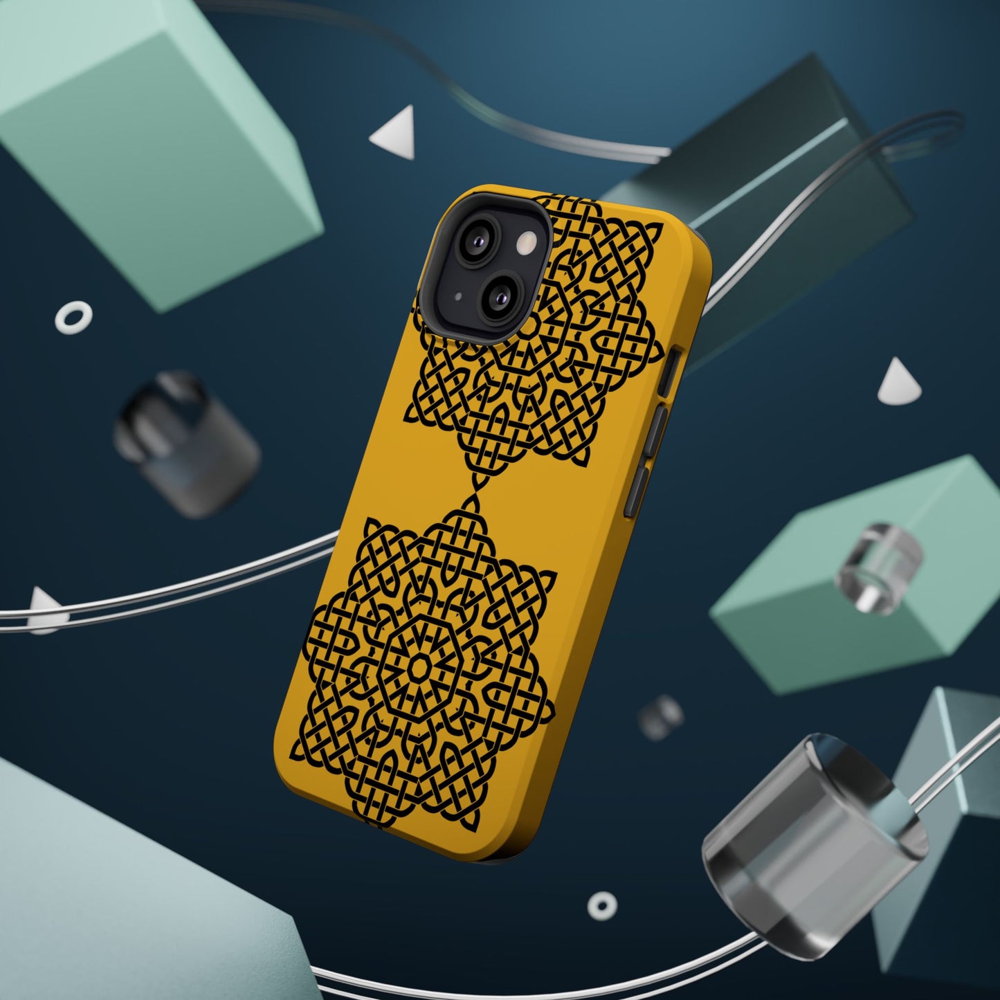 Celtic Knot Magnetic Phone Case, St. Patrick Design Phone Cover, Irish Heritage Design Compatible with iPhone 17, 16, 15, 14, 13, 12, 11